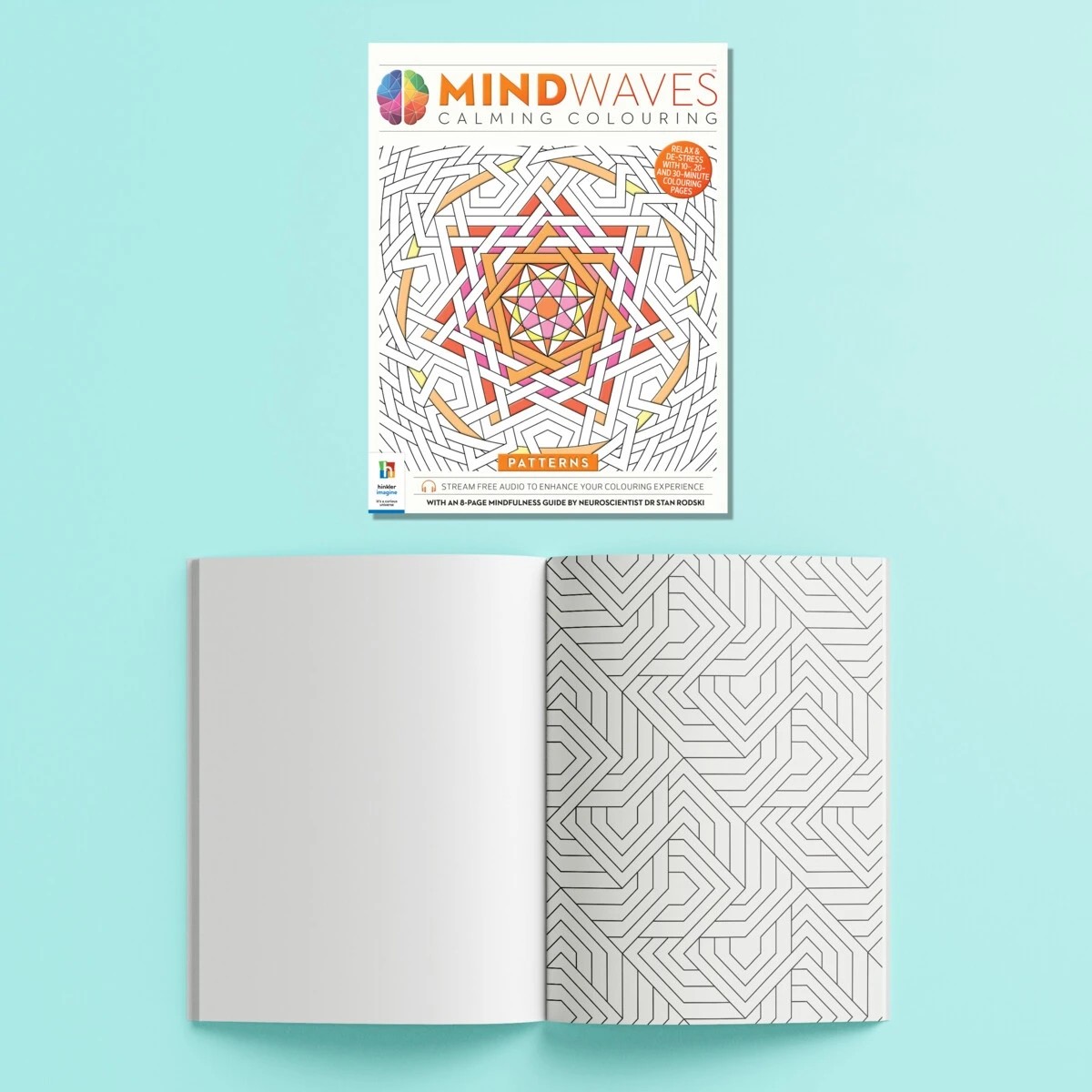 2 Art Maker Mindwaves Calming Colouring Kit, 2 of 7