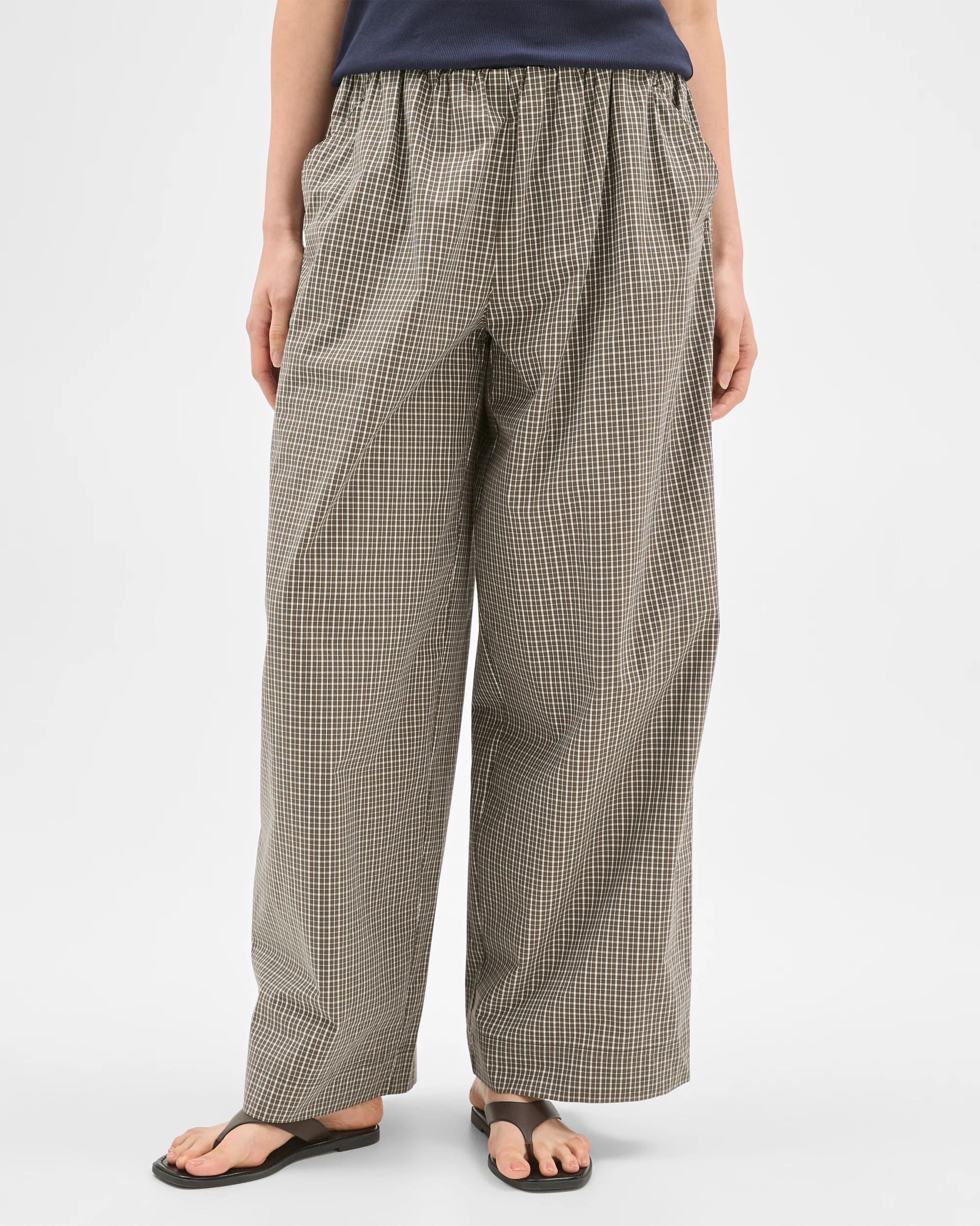 6 Lily Loves Australian Cotton Poplin Wide Leg Pants KHAKI, 6 of 7