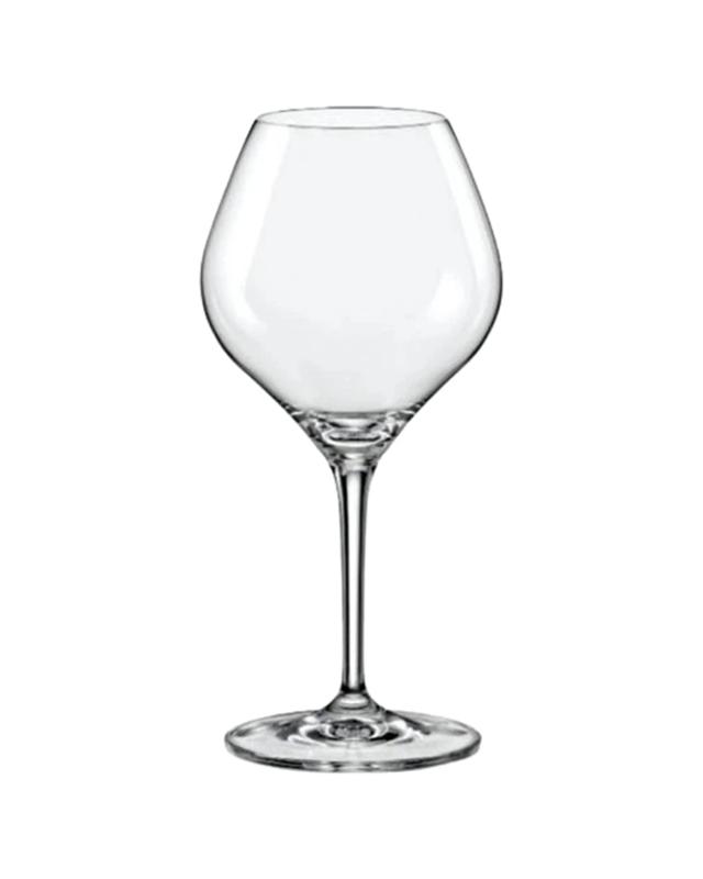Bohemia 2pc Amoroso Wine Glass Set 280ml Lead Crystal Dishwasher Safe - C