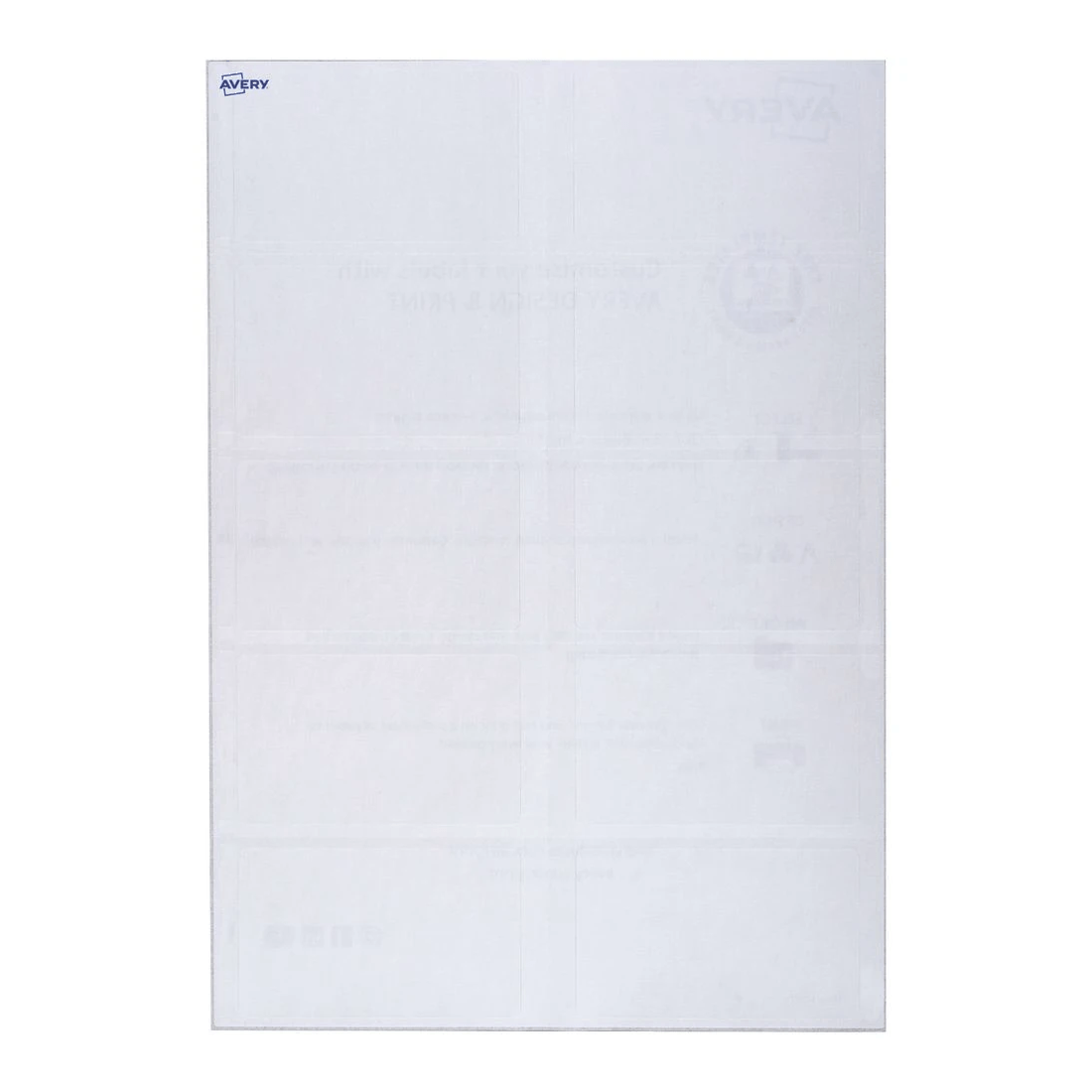 3 Avery Fabric Name Badge Labels 88 x 52mm White 150 Pack, 3 of 10