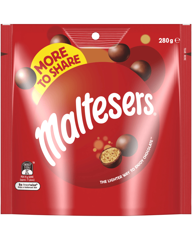 Maltesers Milk Chocolate Snack & Share Bag 
