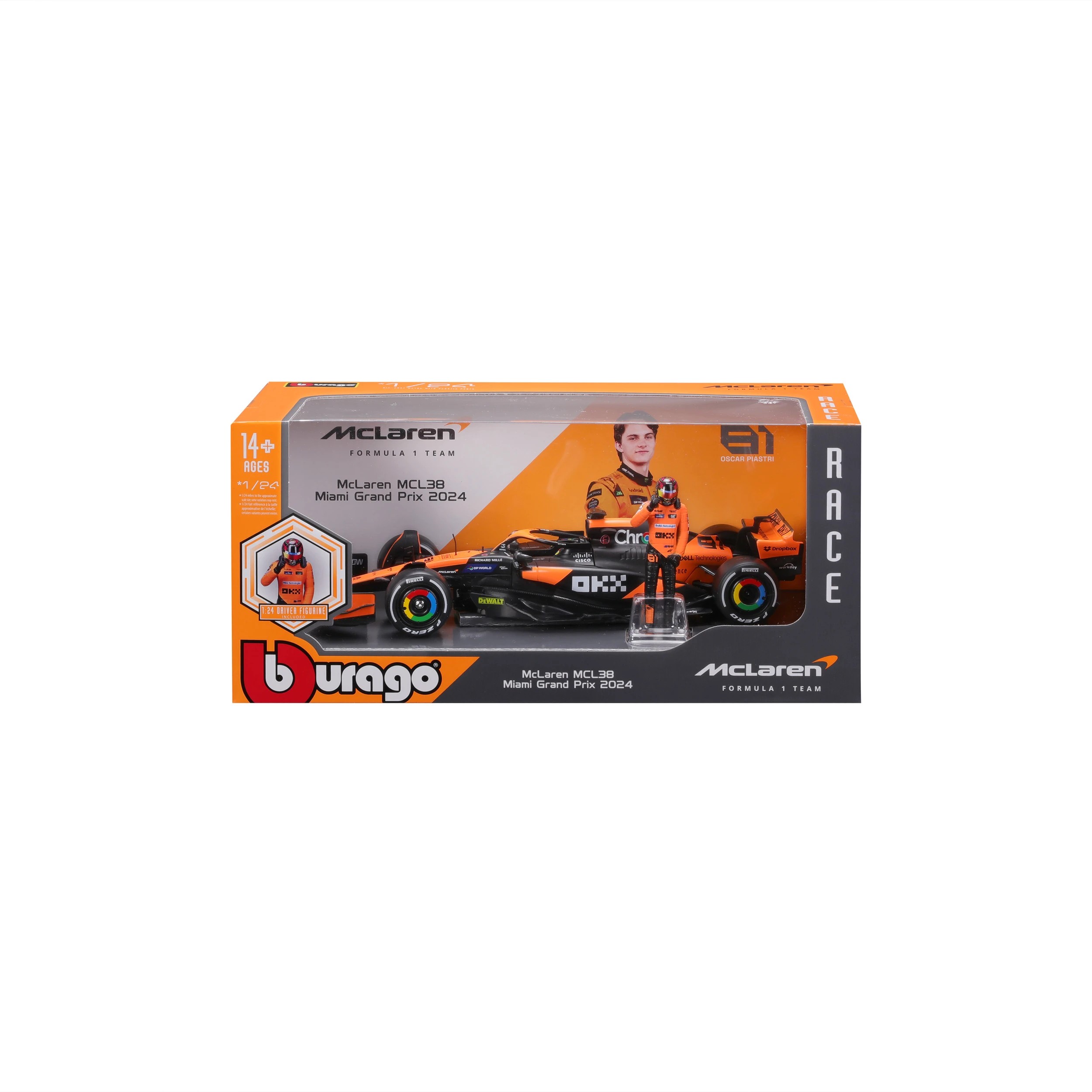 2 Bburago 1:24 F1 Vehicle & Figure - Assorted, 2 of 7