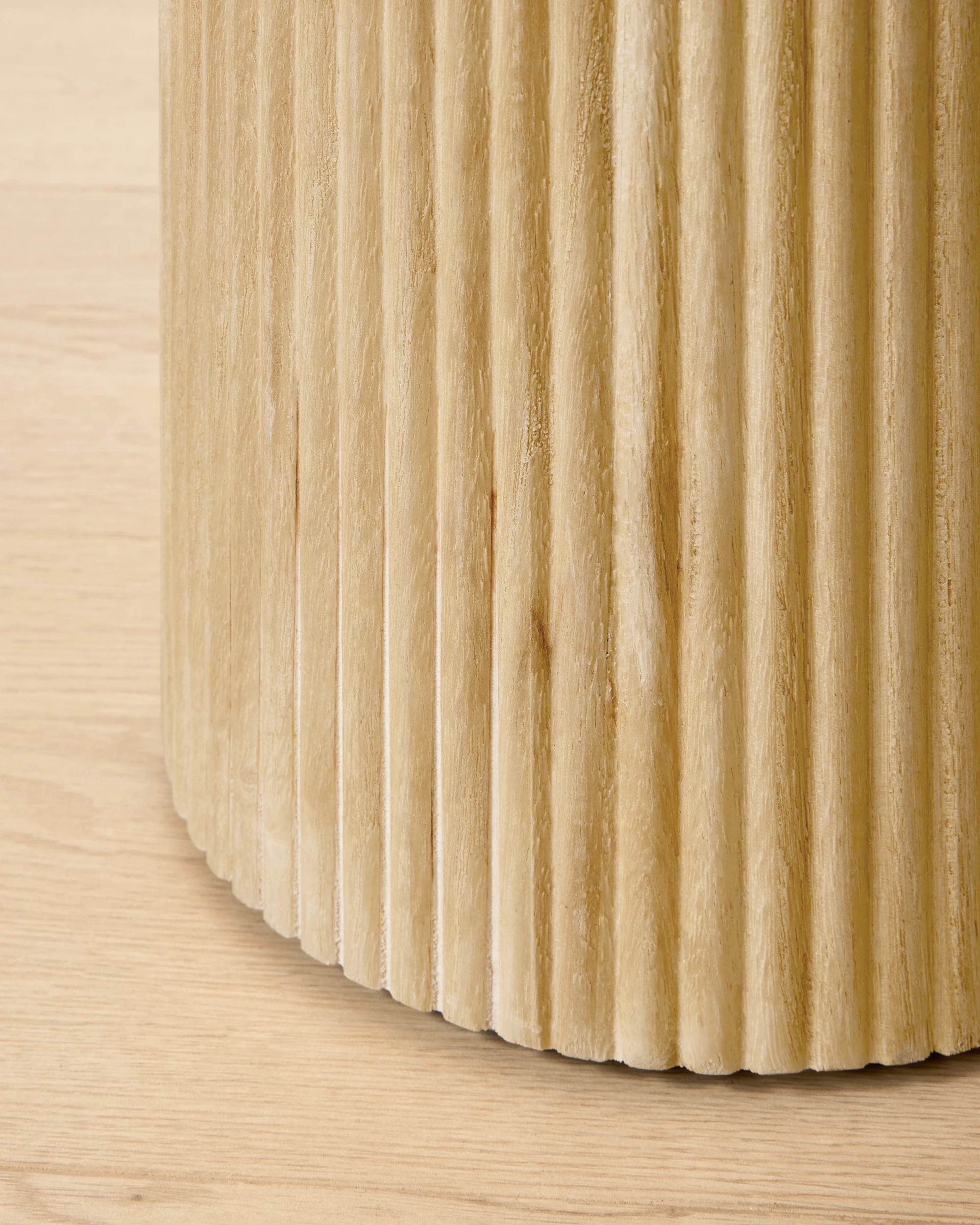 6 Marble Ribbed Side Table, 6 of 7