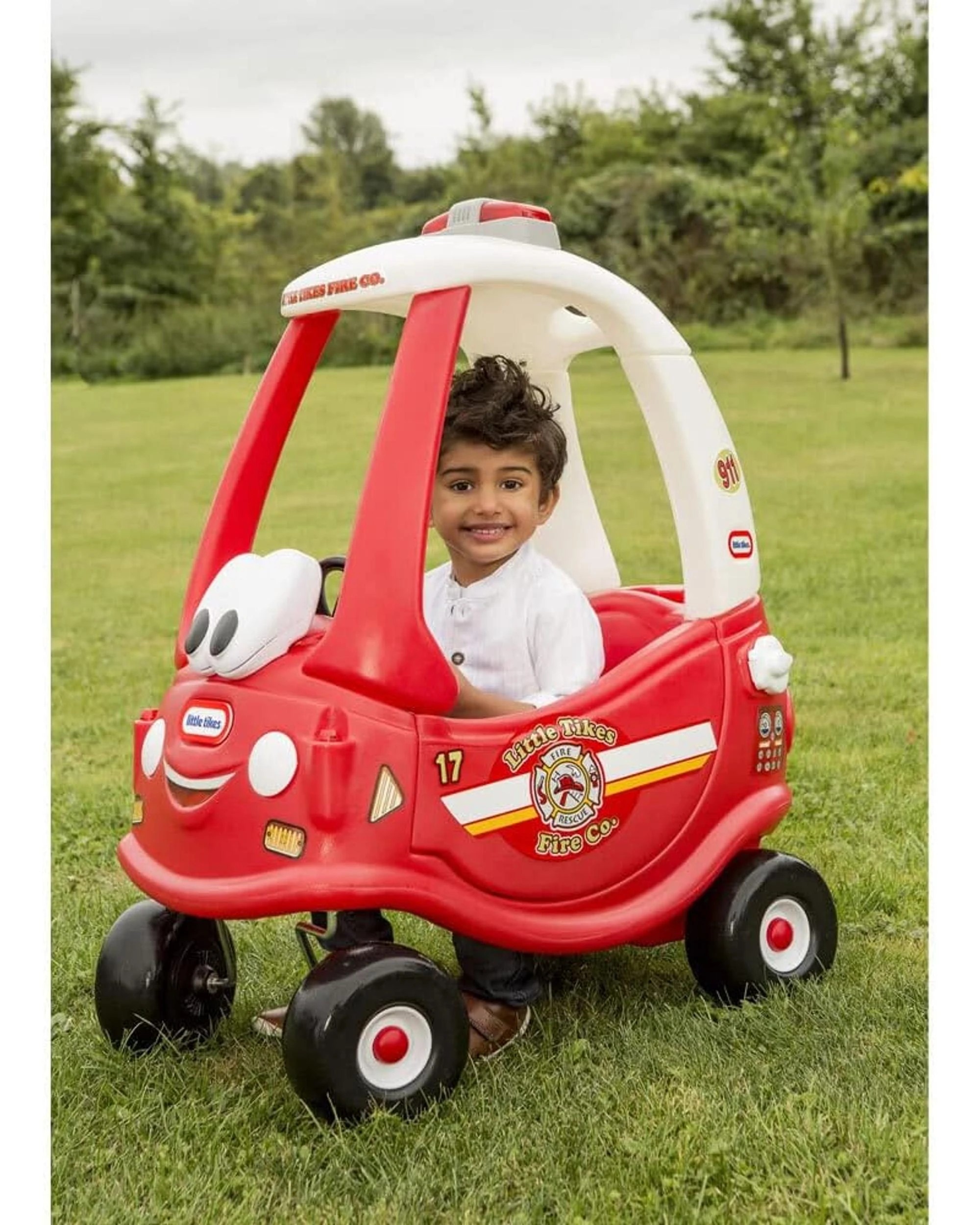 2 Little Tikes Ride and Rescue Cozy Coupe Fire Engine - Multi, 2 of 3