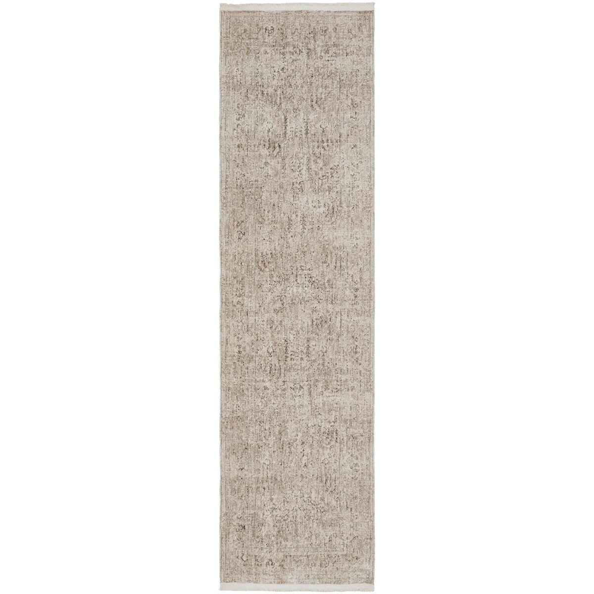 2 Common Ground Rugs Aegean Della 300x80cm - Medium Runner Power Loomed Rug - Natural, 2 of 9
