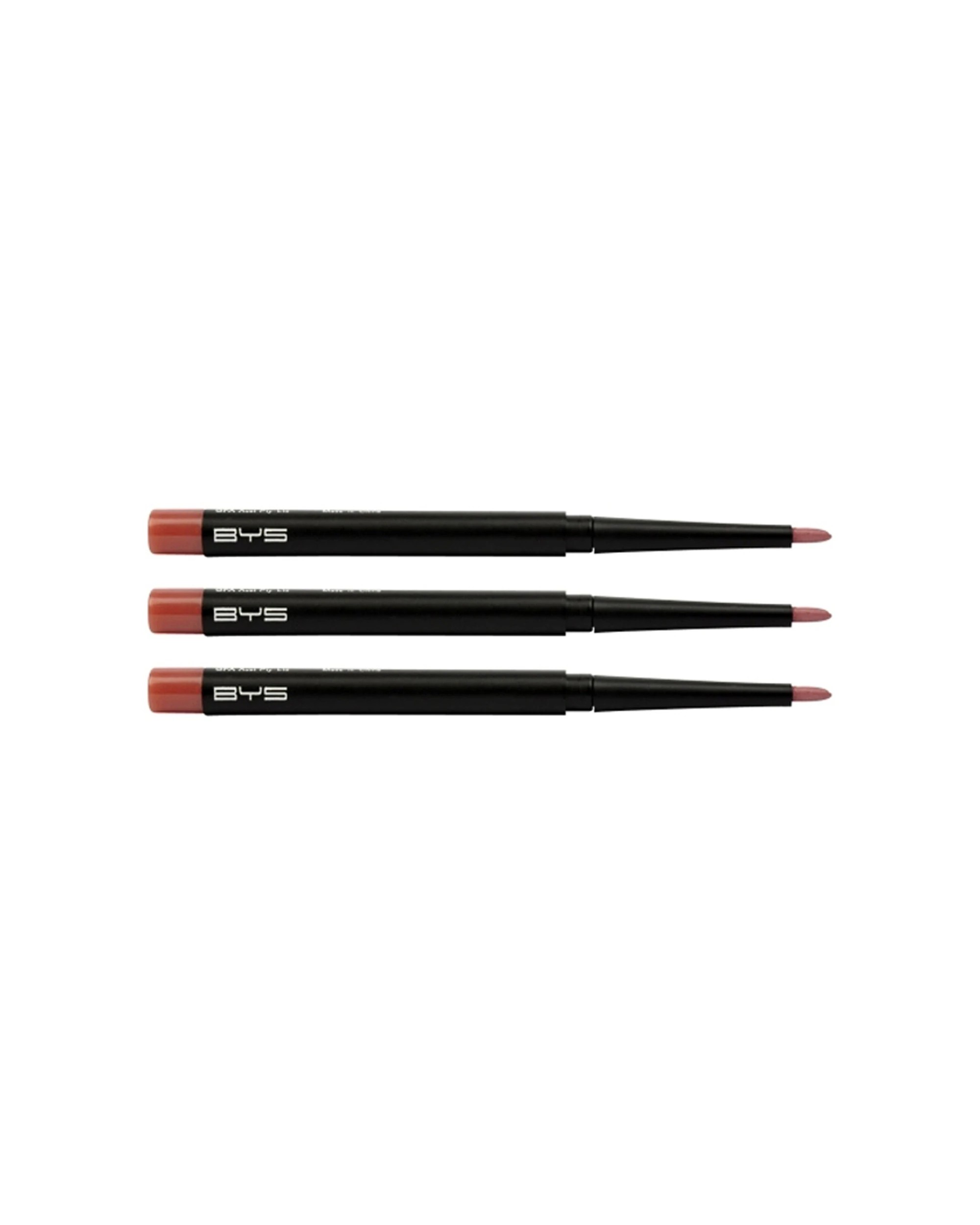1 BYS 3PK Automatic Matte Lip Liner Pencil Makeup First Kiss 1g - Multi, 1 of 1