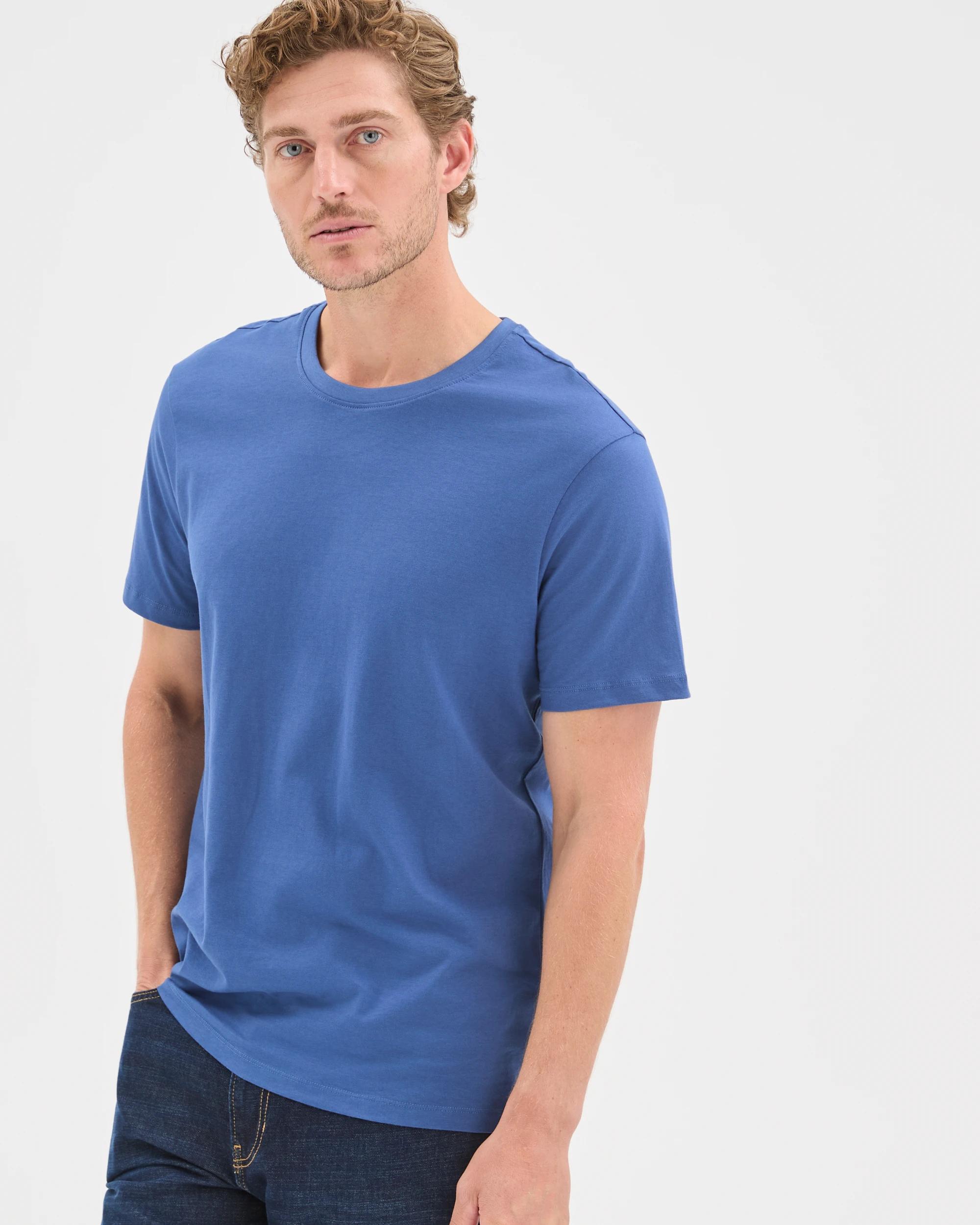 1 Target Australian Cotton T-Shirt DARK BLUE, 1 of 6