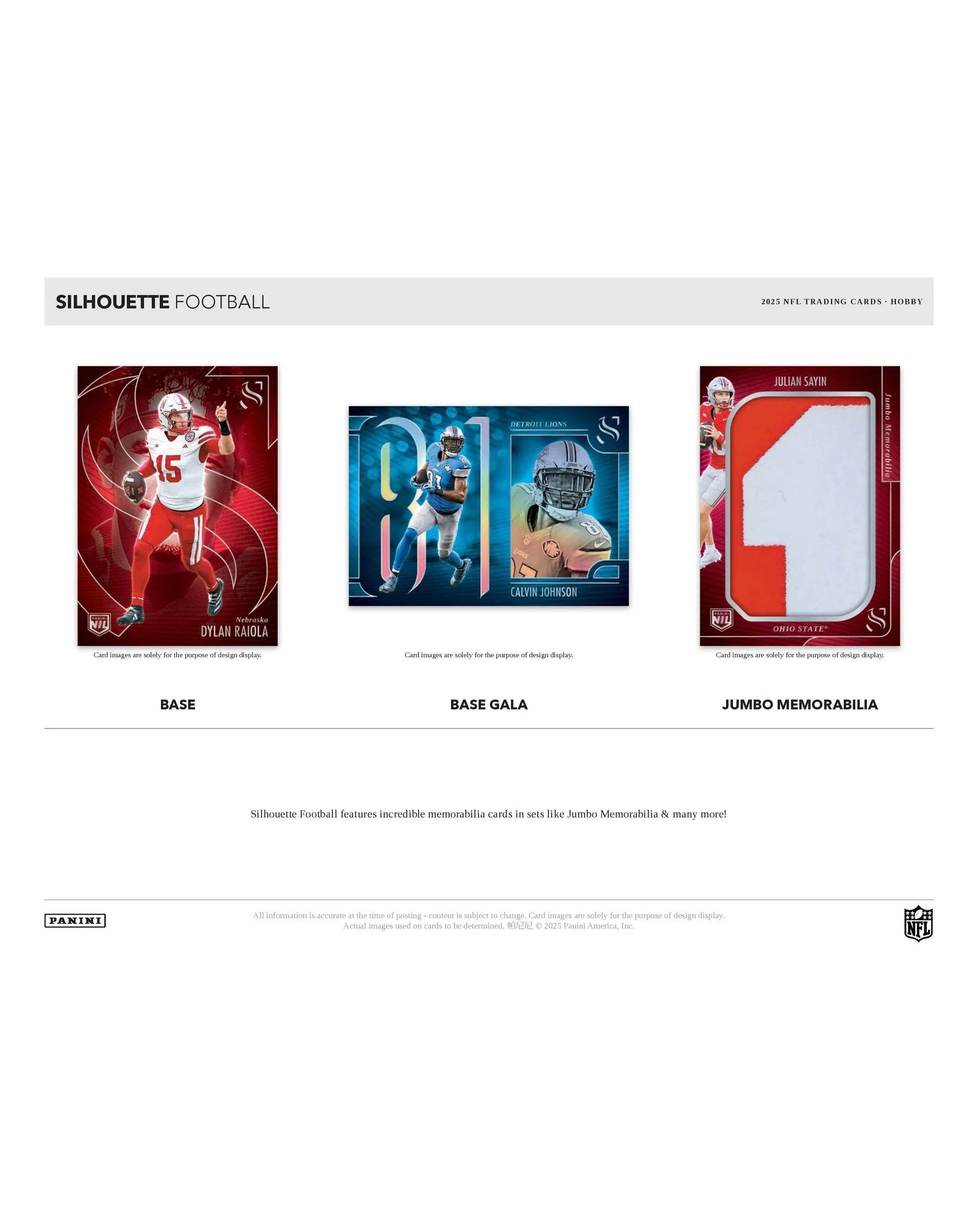 4 Panini 2025 Silhouette NFL Football Hobby Box, 4 of 7