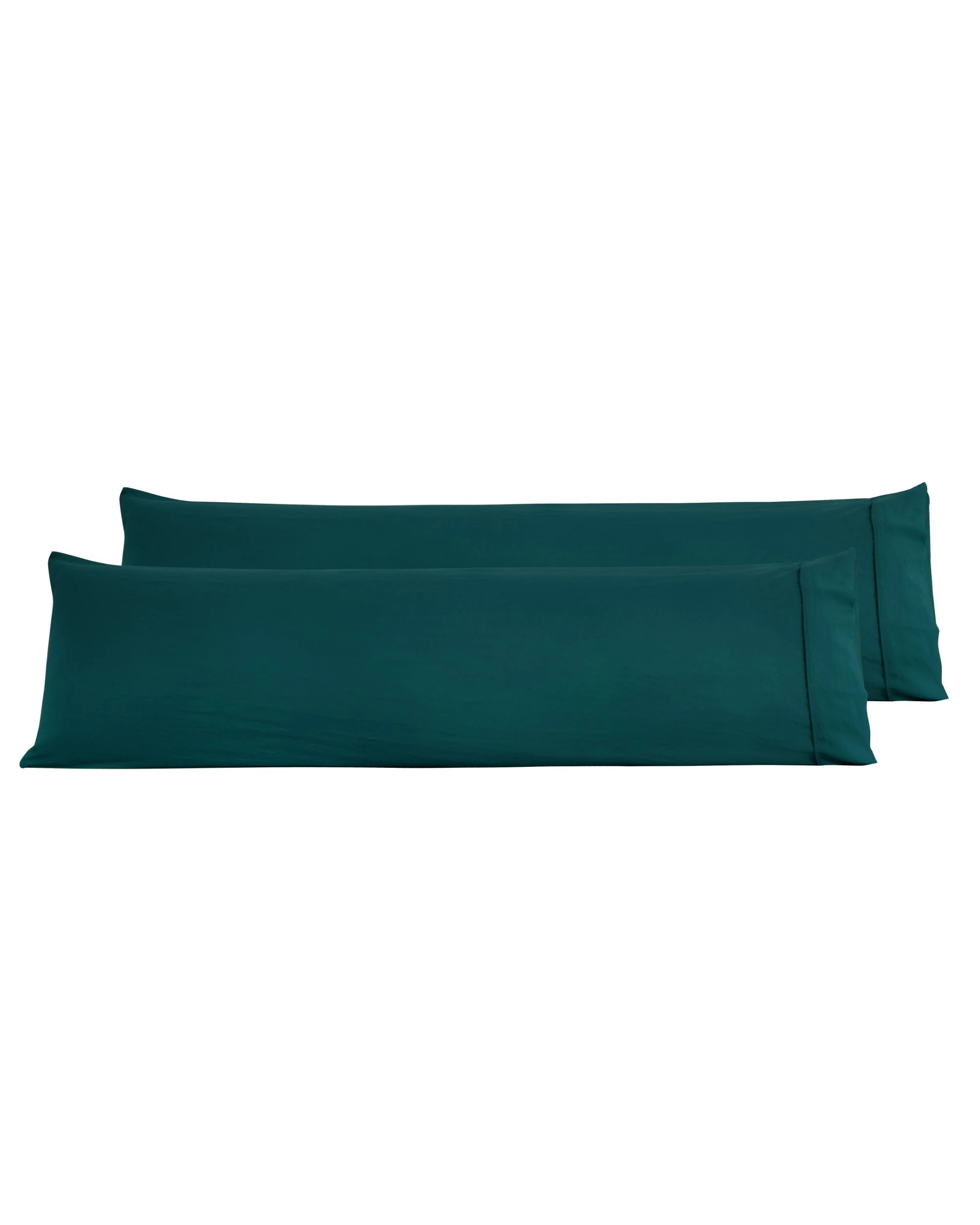 5 Dreamaker Superfine Washed Microfibre Body Pillowcase Twin Pack - Teal, 5 of 5