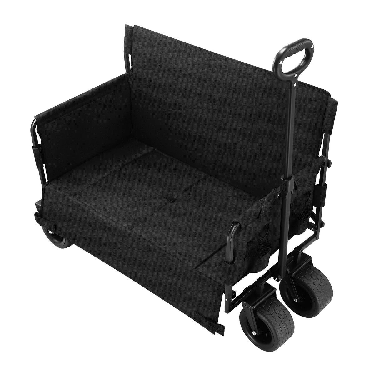 2 OGL Foldable Beach Trolley Wagon Cart Utility Trailer Garden, 2 of 8