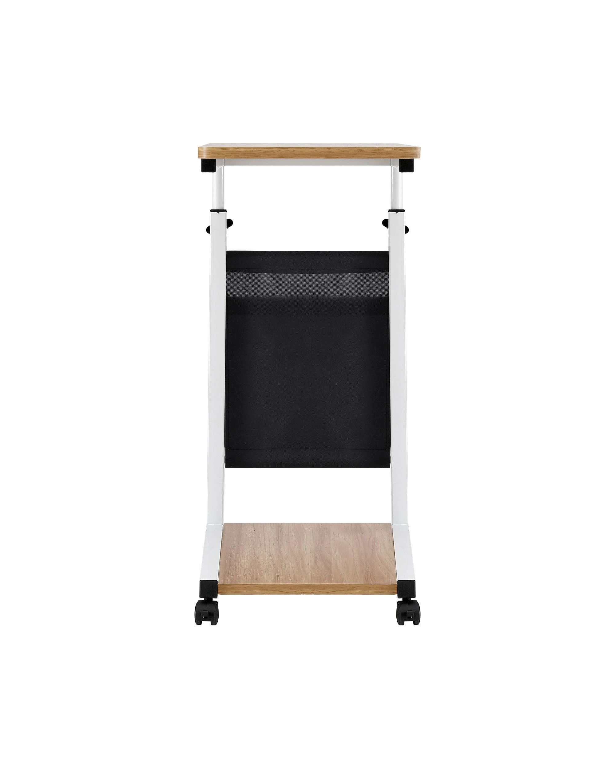 4 Artiss Laptop Desk Height Adjustable Mobile Workstation Computer Desks 48CM Oak - Multi, 4 of 7