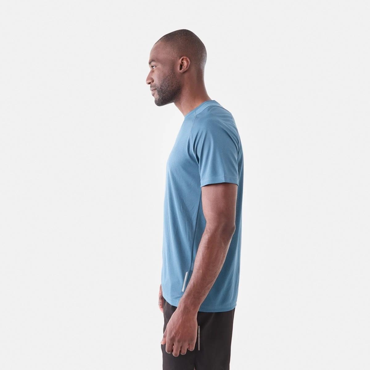 2 Active Mens Performance T-shirt Blu Wwood, 2 of 7