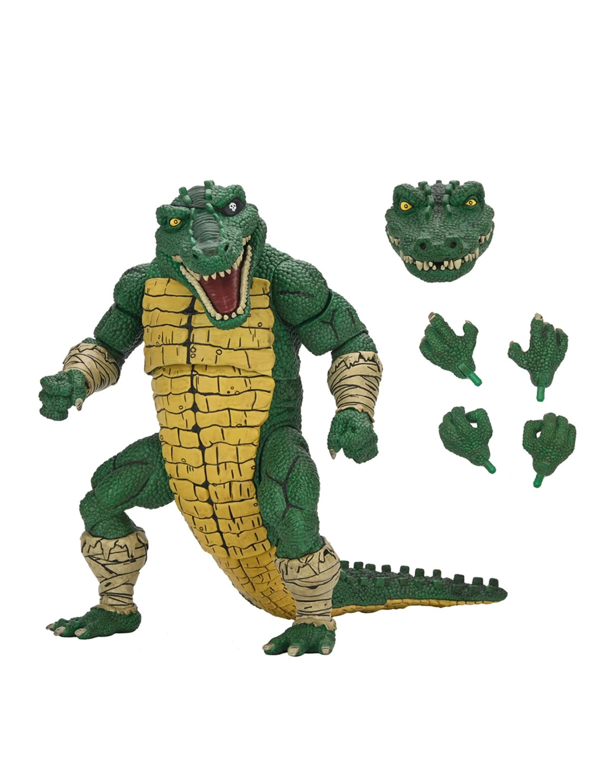 2 NECA Teenage Mutant Ninja Turtles Mirage Comics Leatherhead 7 inch Scale Action Figure, 2 of 4