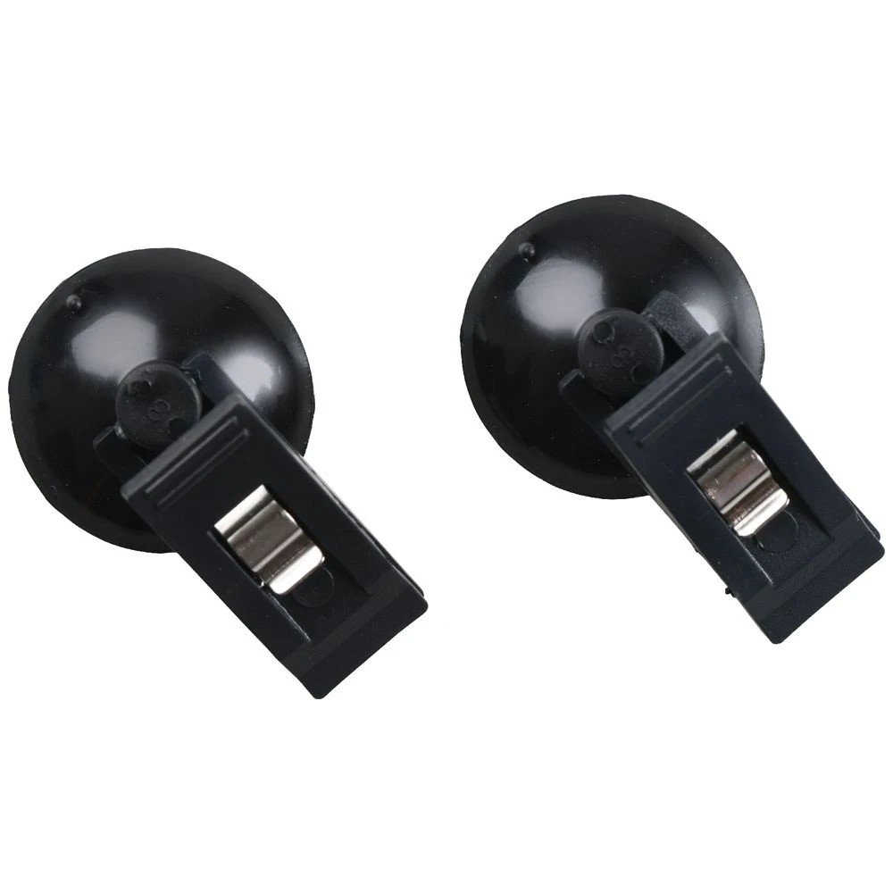 2 J.Burrows Suction Clips Black 2 Pack, 2 of 4