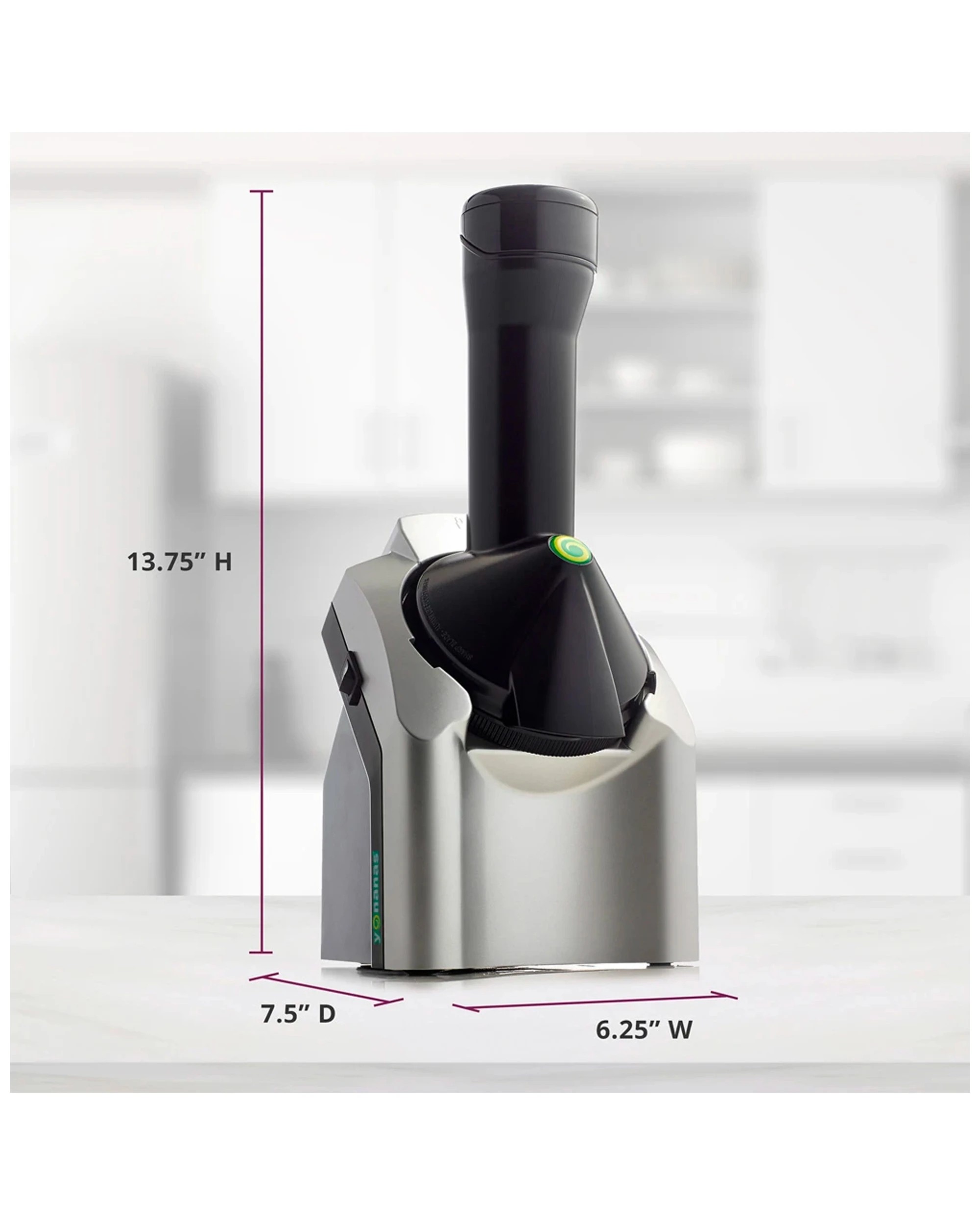 8 YONANAS 200W Dessert Maker Frozen Fruit Soft Serve Machine Dishwasher Safe - Silver, 8 of 9