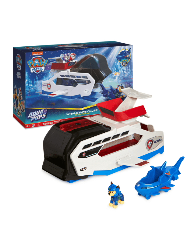 PAW Patrol Aqua Pups Whale Patroller Team Veh