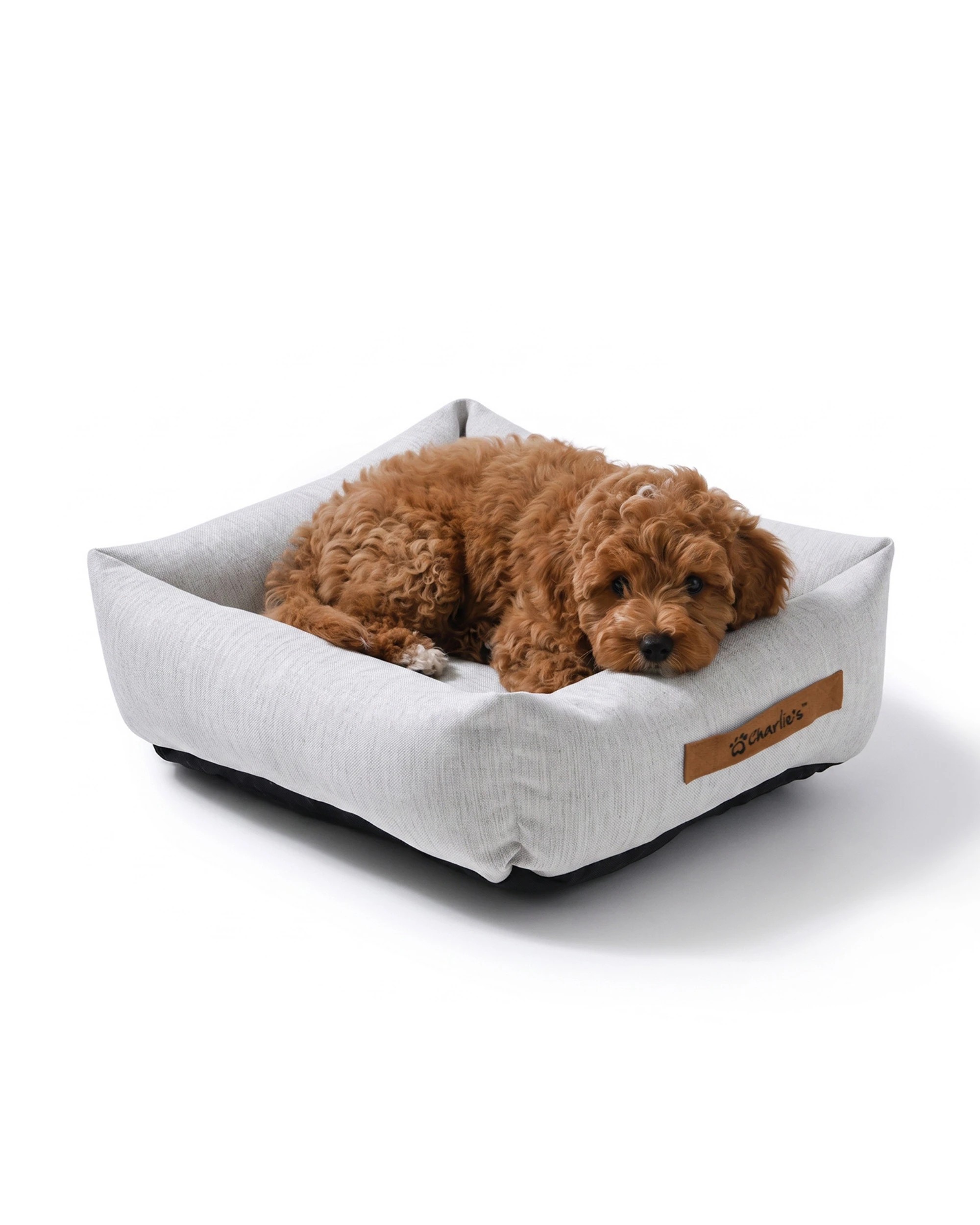 1 Charlie's Brooksy Woven Dog Bed Small - Natural, 1 of 10