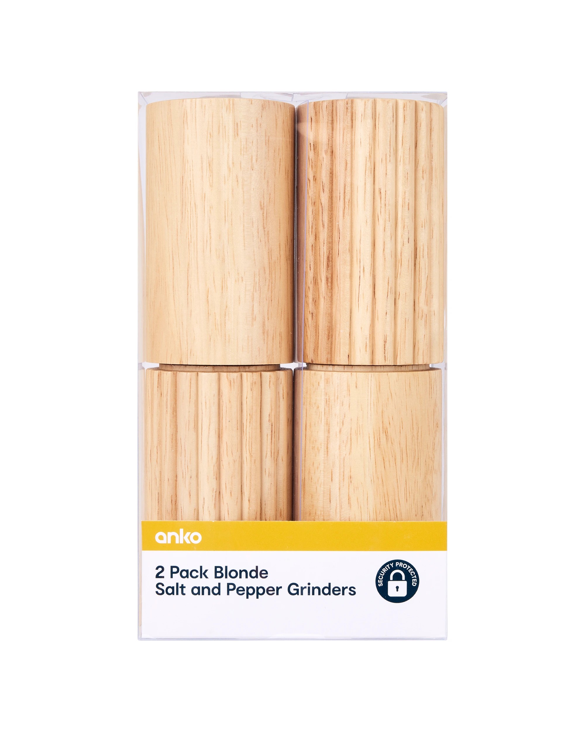6 2 Pack Blonde Salt and Pepper Grinders, 6 of 7