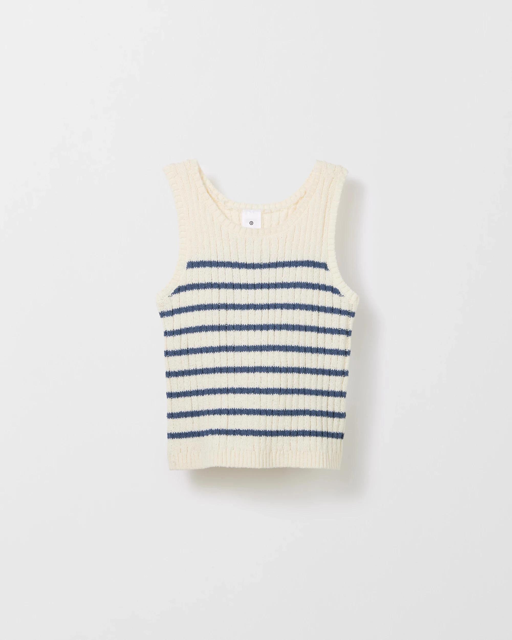 5 Target Australian Cotton Blend Knit Tank NAVY STRIPE, 5 of 5