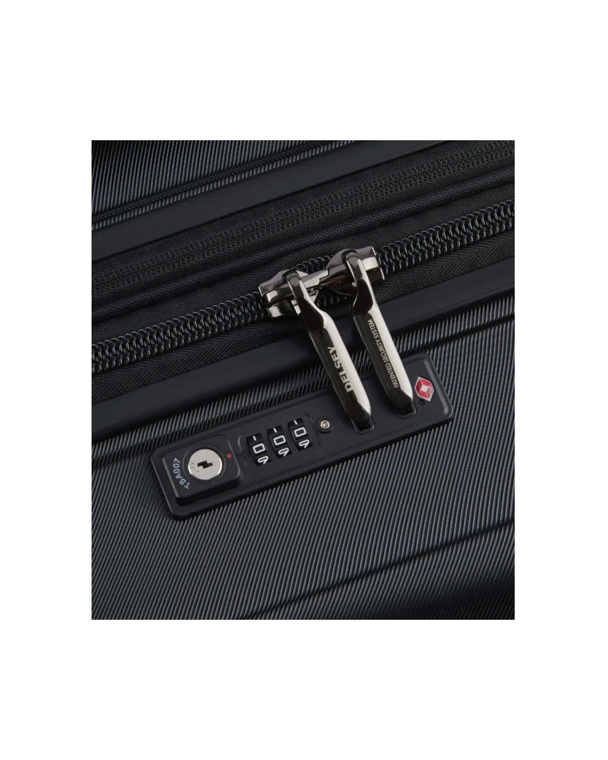 4 Delsey Shadow 5.0 - 75 cm Expandable 4-Wheel Suitcase TSA Lock Polycarbon - Black, 4 of 7