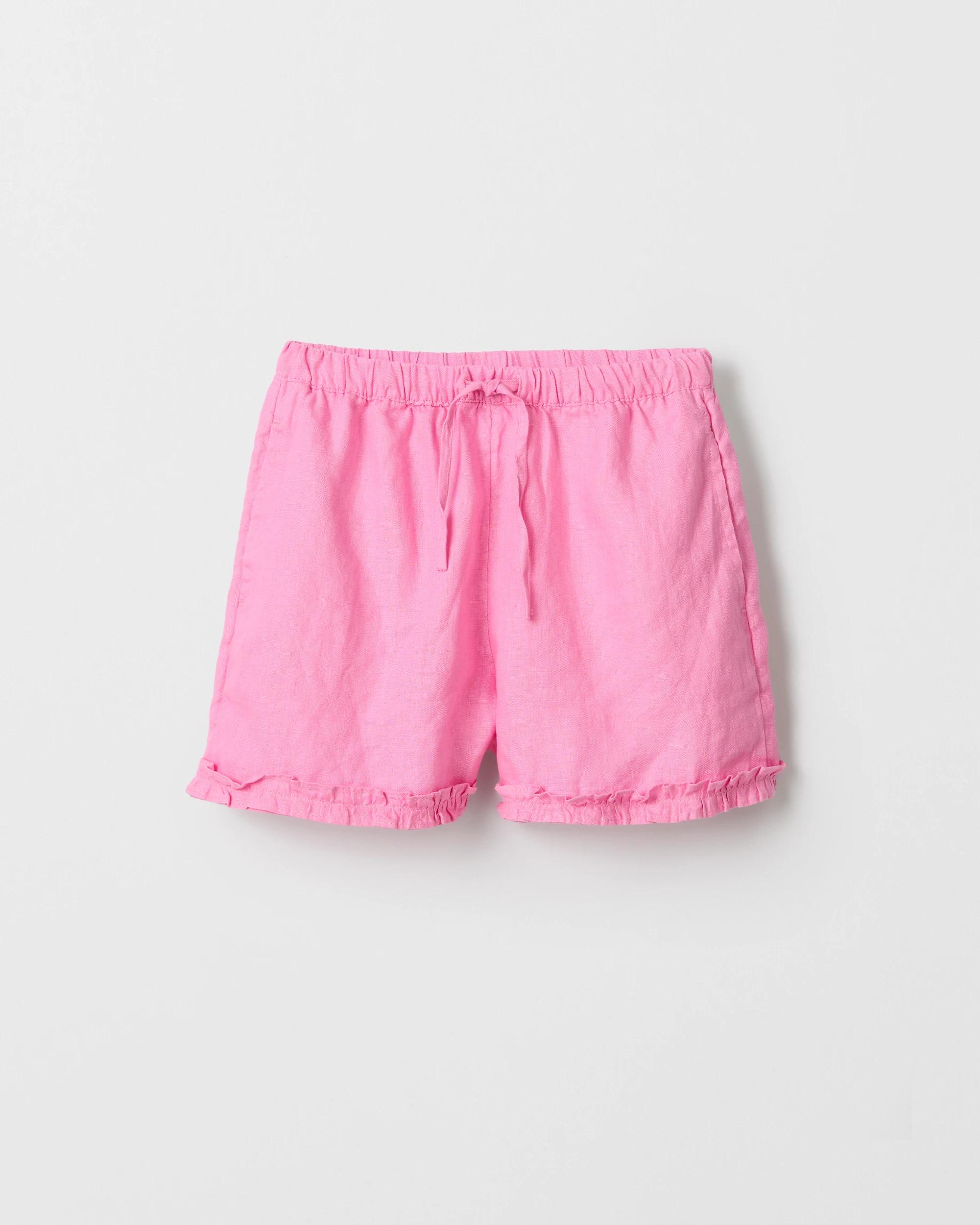 5 Target Kids European Linen Frill Shorts PINK, 5 of 6