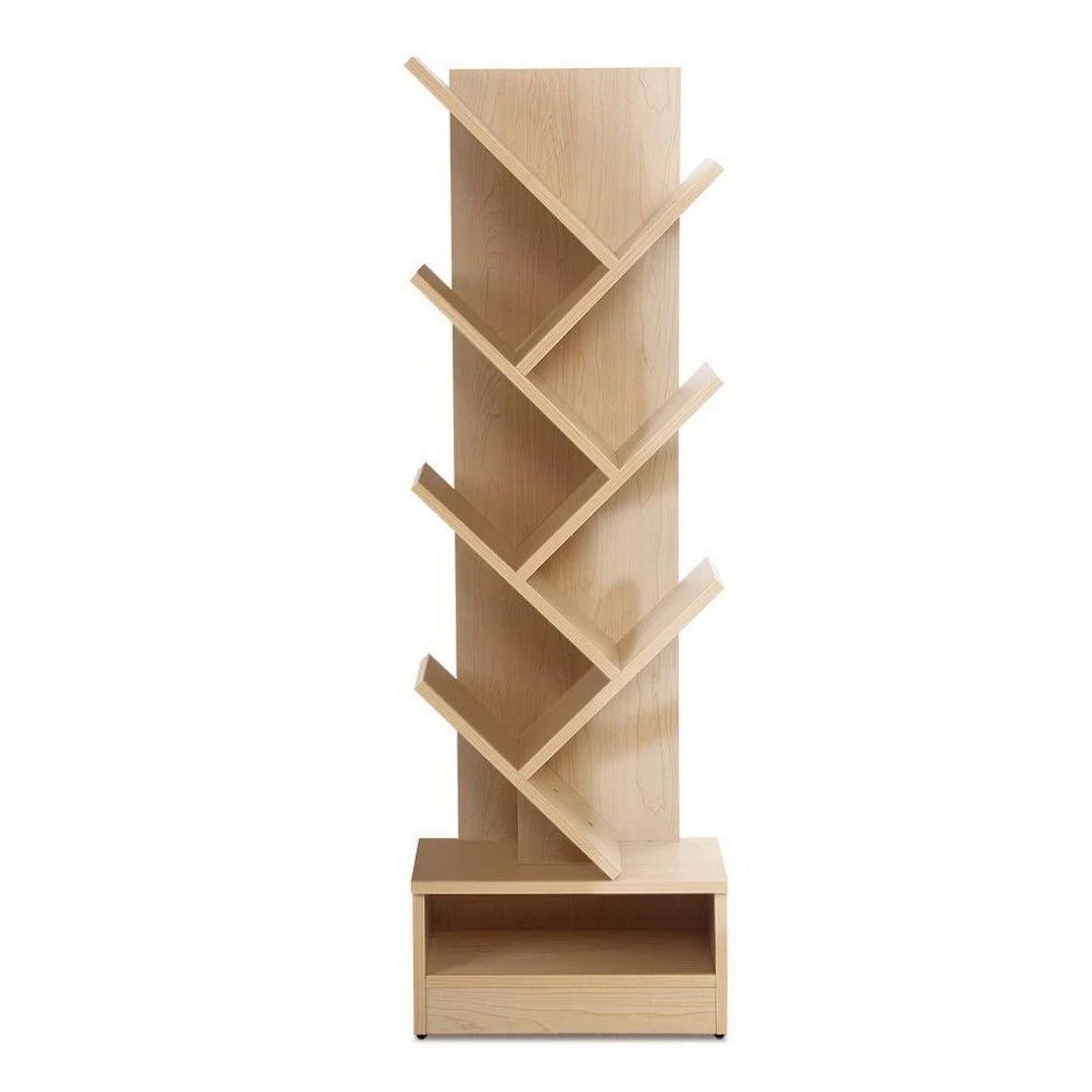 1 Artiss Tree Bookshelf 7 Tiers - Natural, 1 of 8