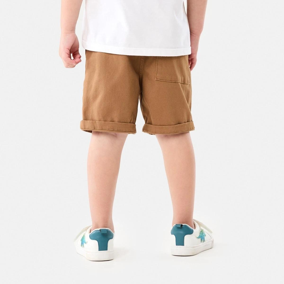 2 Pull On Chino Shorts TOASTED COCONUT, 2 of 6
