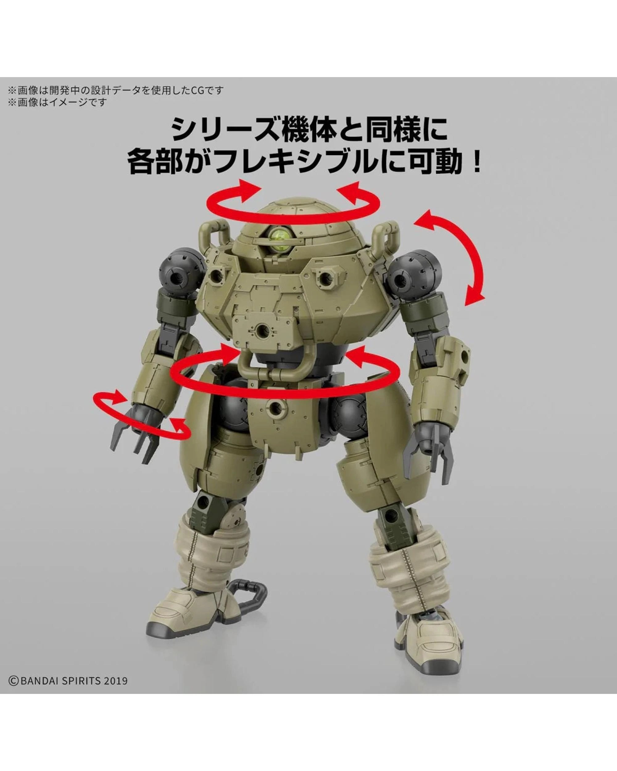 7 Bandai 30MM bEXM-6 Roundnova I 1/144 Model Kit, 7 of 9