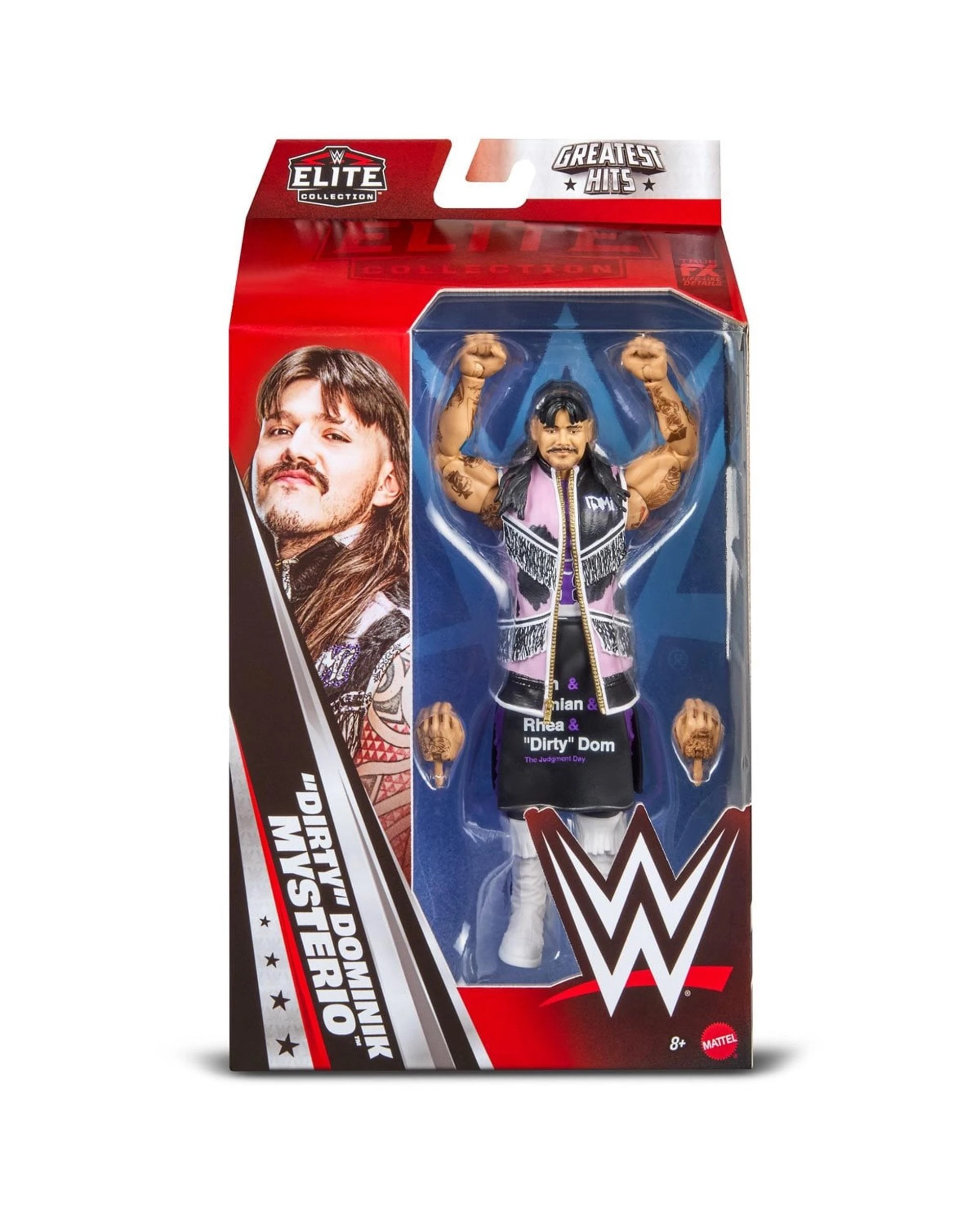1 WWE Elite Collection Greatest Hits "Dirty" Dominik Mysterio Action Figure, 1 of 7