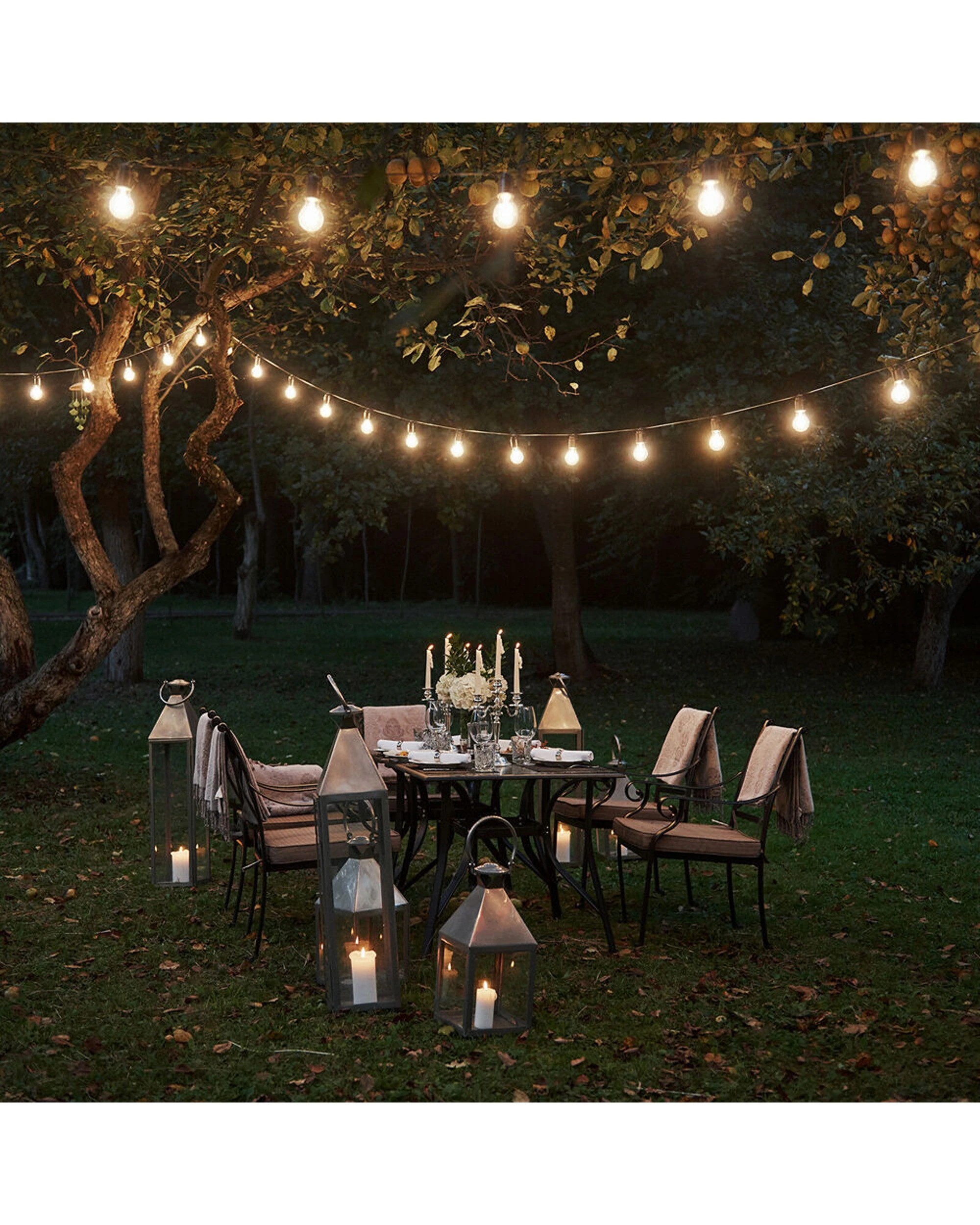 9 LumiFX 2PK 10 Bulb Indoor & Outdoor Festoon Lights With 8 Lighting Effects 10m Warm - White, 9 of 10