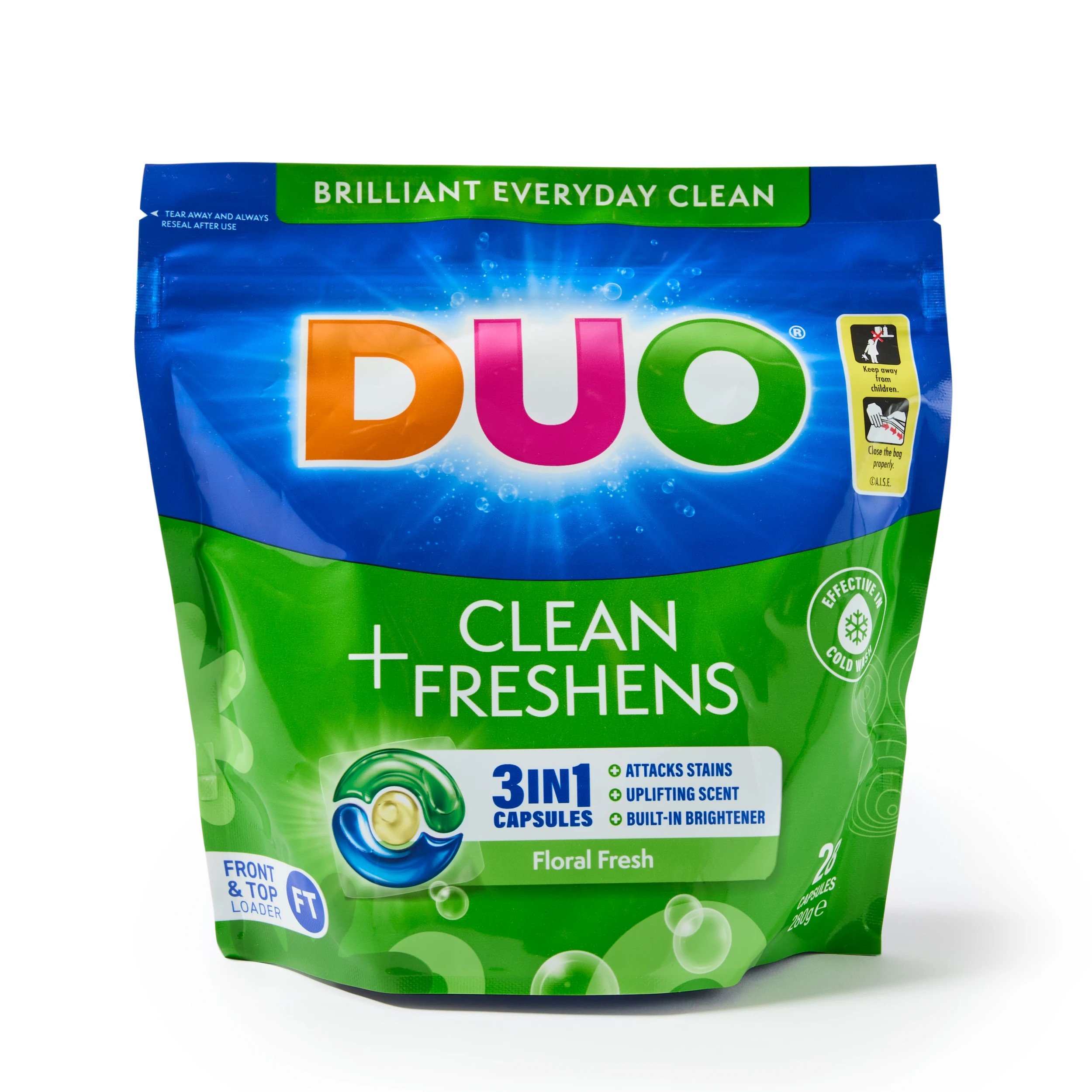 1 Duo Clean and Freshens 280g - Floral Fresh, 1 of 3
