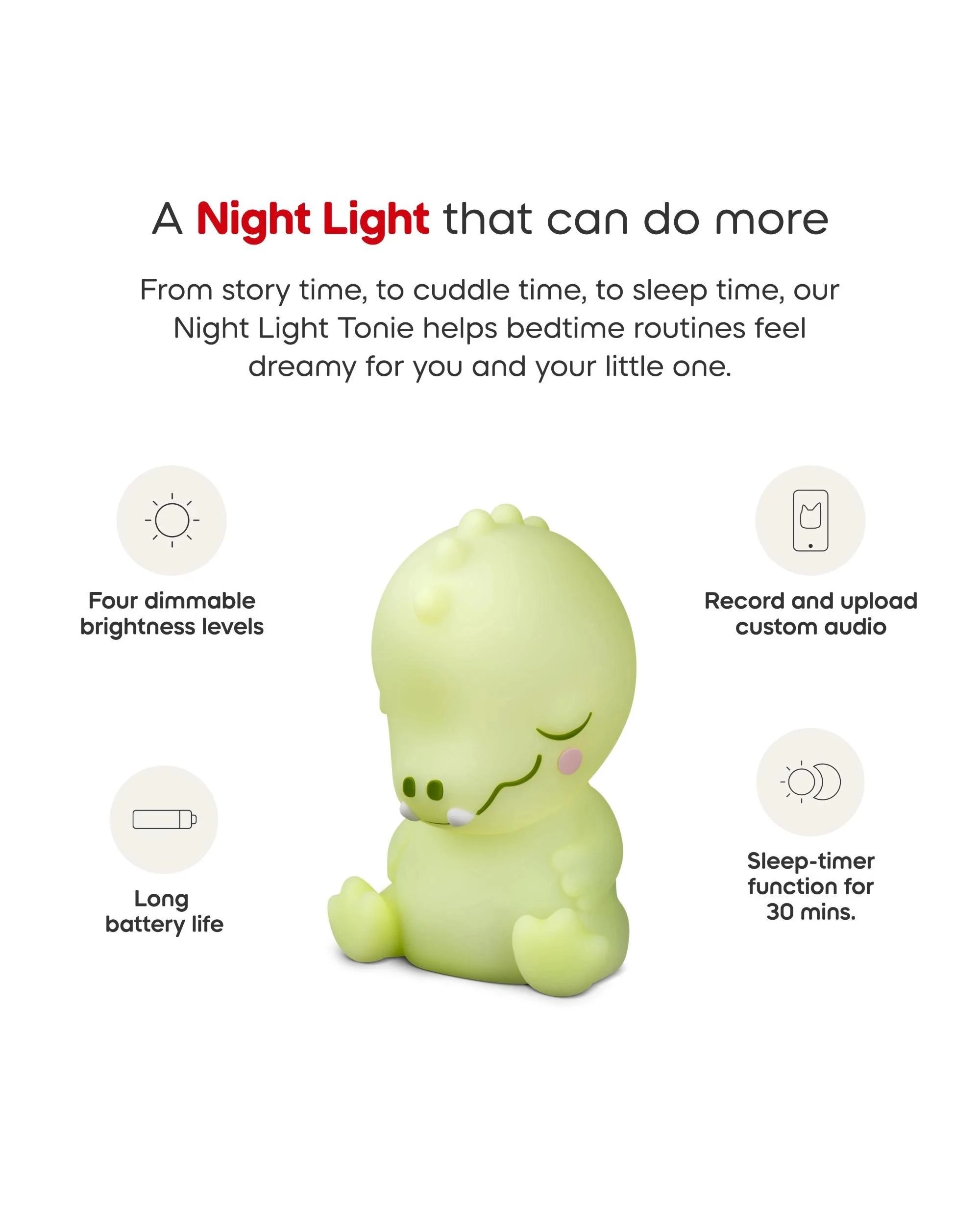 5 Tonies  Sleepy Friends - Sleepy Crocodile Night Light - Multi, 5 of 5