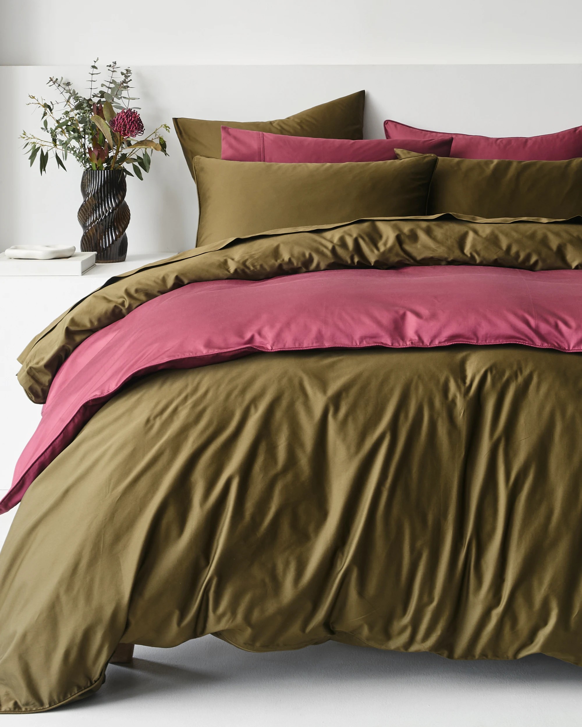 1 Target Luxury Egyptian Cotton Quilt Cover Set - Super King Bed - Green, 1 of 10
