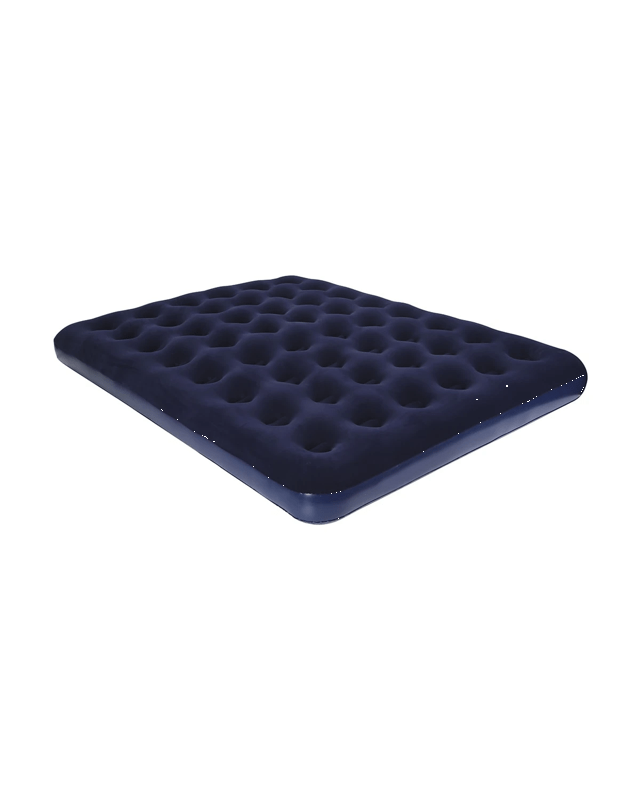 Flocked Air Mattress - Navy, Queen