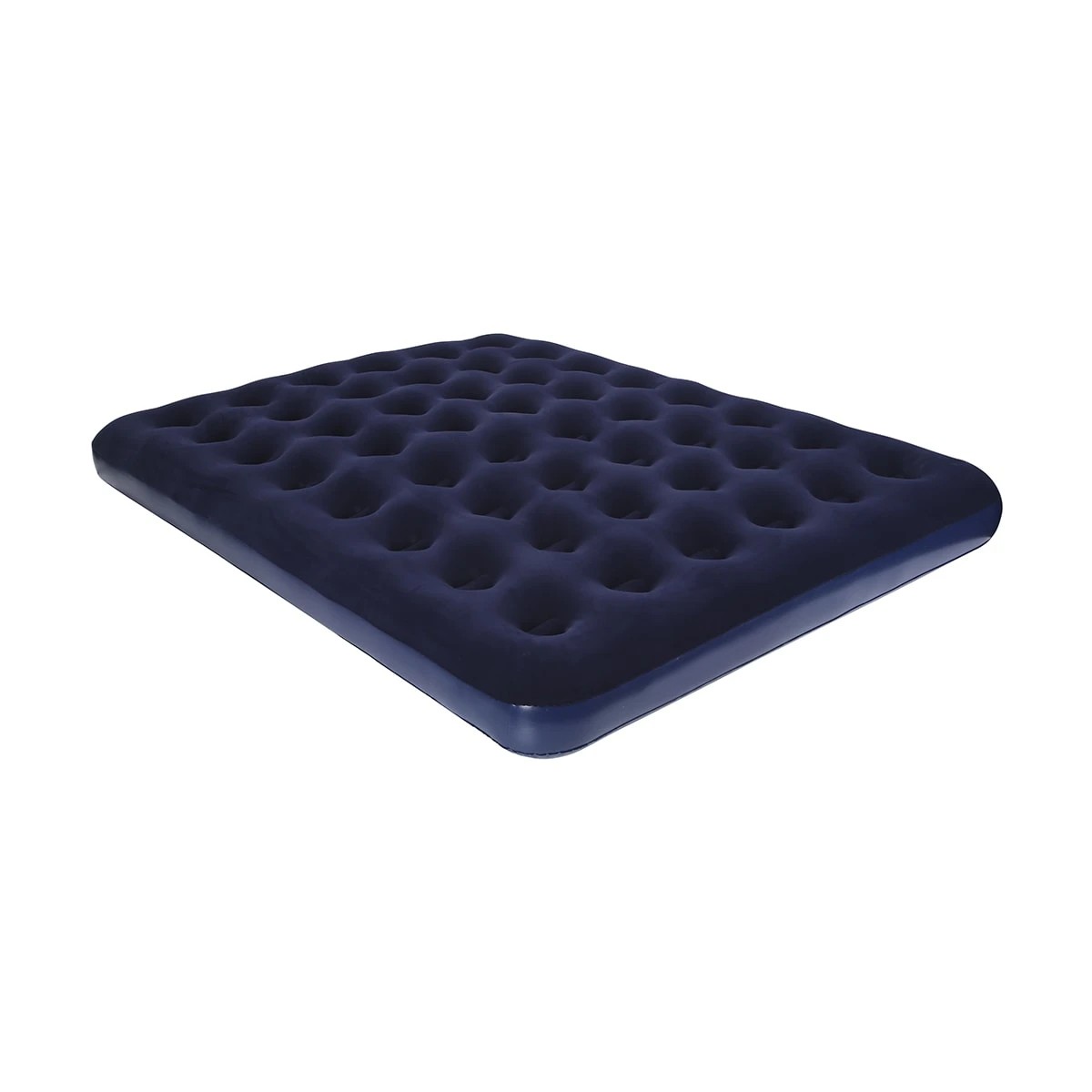 1 Flocked Air Mattress - Navy, Queen Bed, 1 of 3