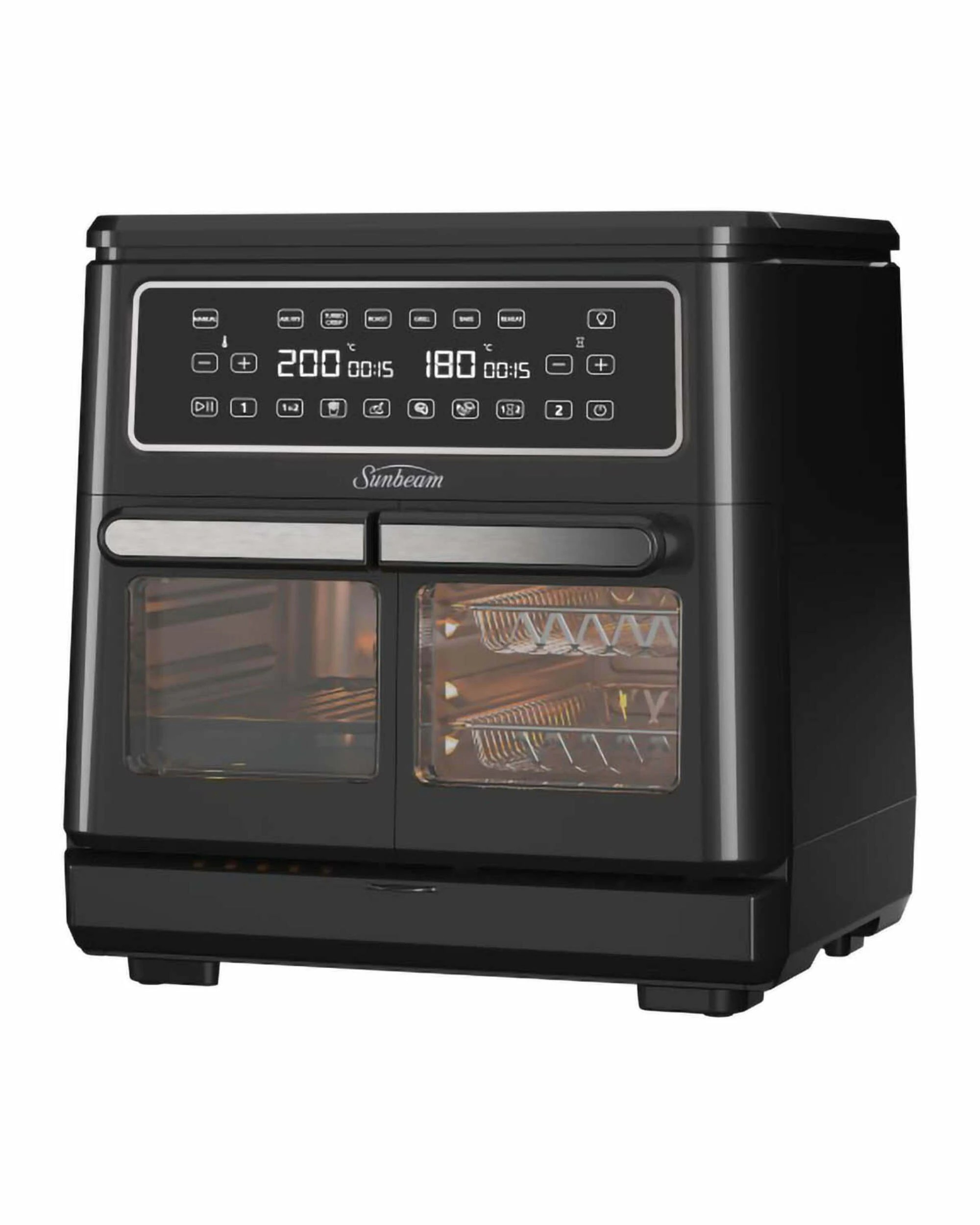 2 Sunbeam 11 Litre Multi Zone Air Fryer Oven - BLACK, 2 of 5