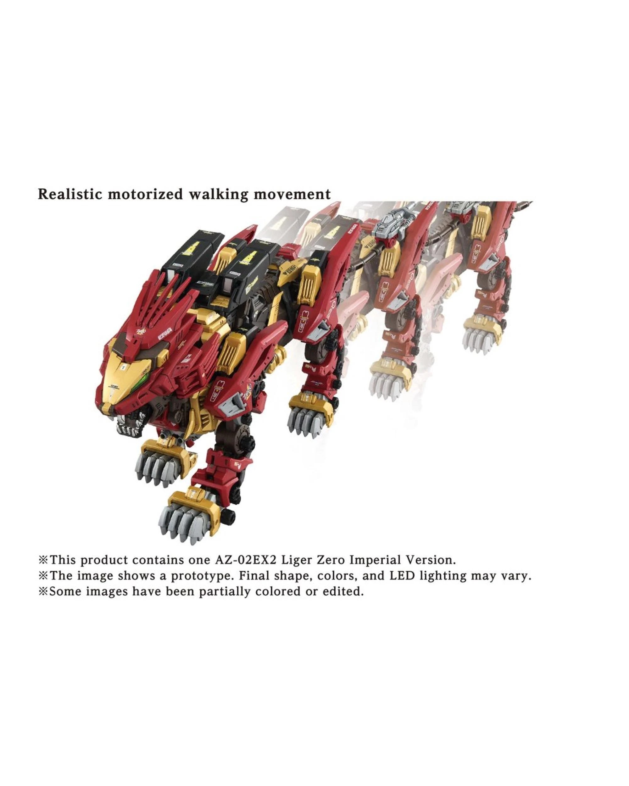 5 Takara Tomy T-Spark Zoids Advanced Zi Series AZ-02EX2 Liger Zero Empire Version 1/72 Scale Model Kit, 5 of 9
