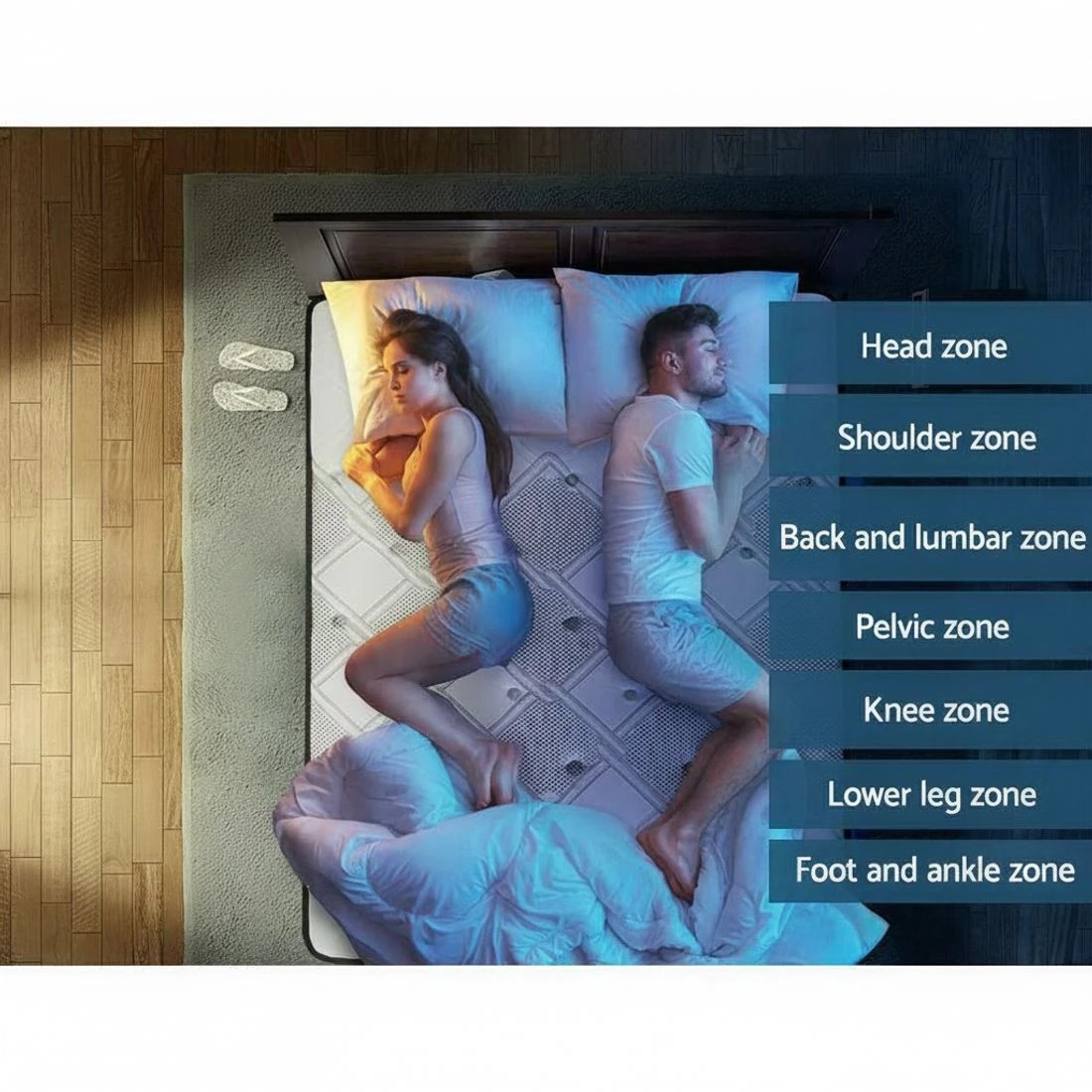 5 Giselle Bedding 36cm Mattress Cool Gel Memory Foam Double - Double Bed - Multi, 5 of 8