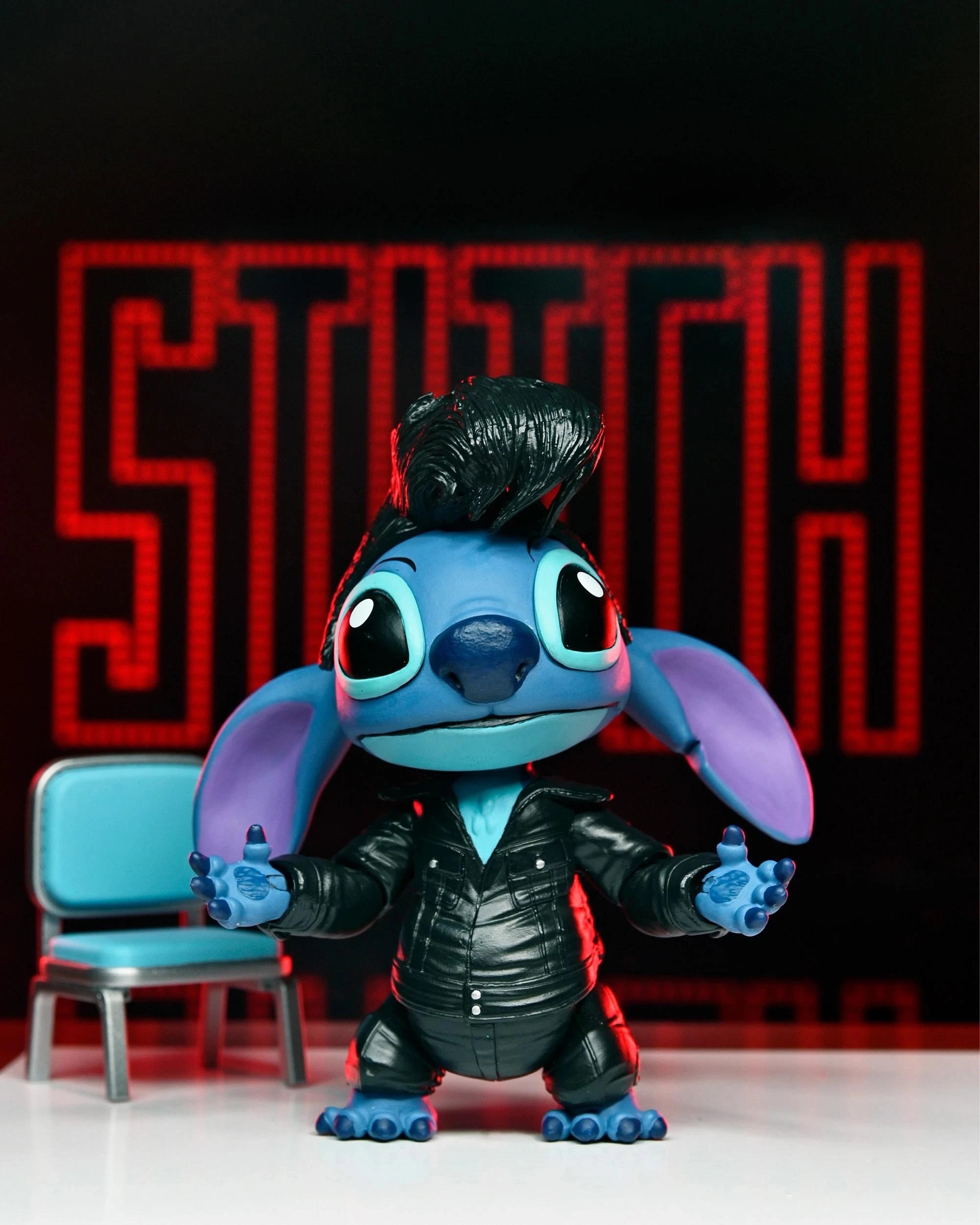 3 Neca-Disney Lilo & Stitch Ultimate Singer Elvis Stitch 7 Inch Scale Action Figure - Blue, 3 of 8