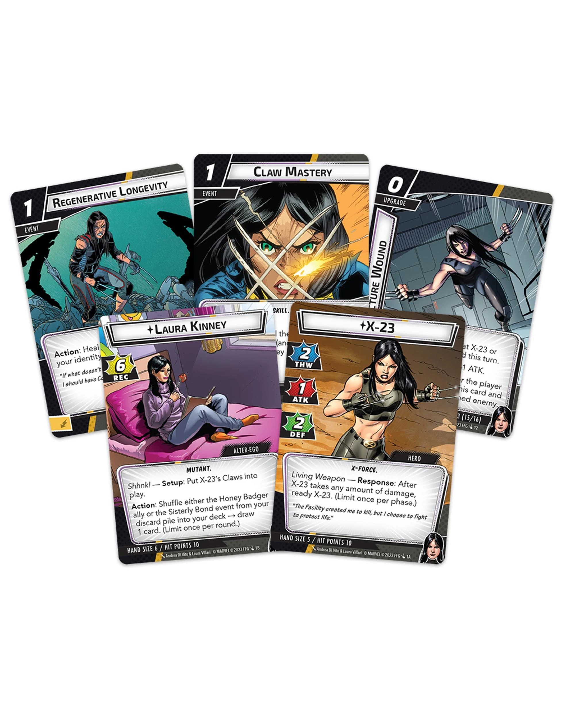 2 Marvel Champions LCG X-23 Hero Pack, 2 of 2