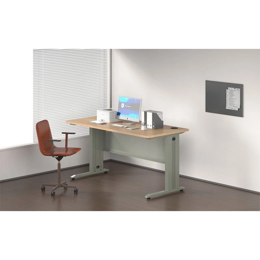 9 Matrix Office Desk 1500mm Oak Desks, Tables and Workstations, 9 of 9