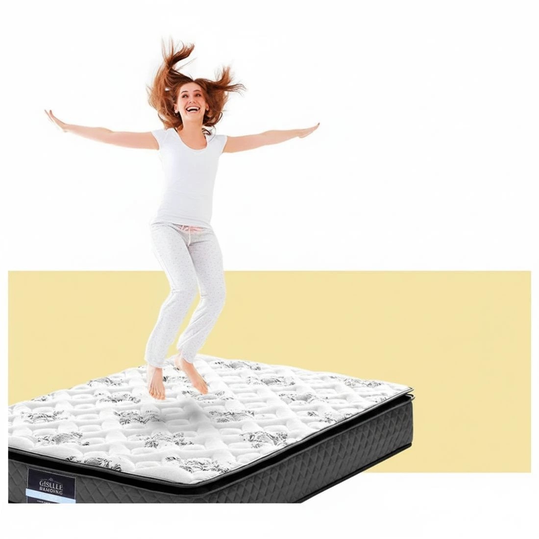 6 Giselle Bedding 24cm Mattress Pillow Top Single - Single Bed - Multi, 6 of 8