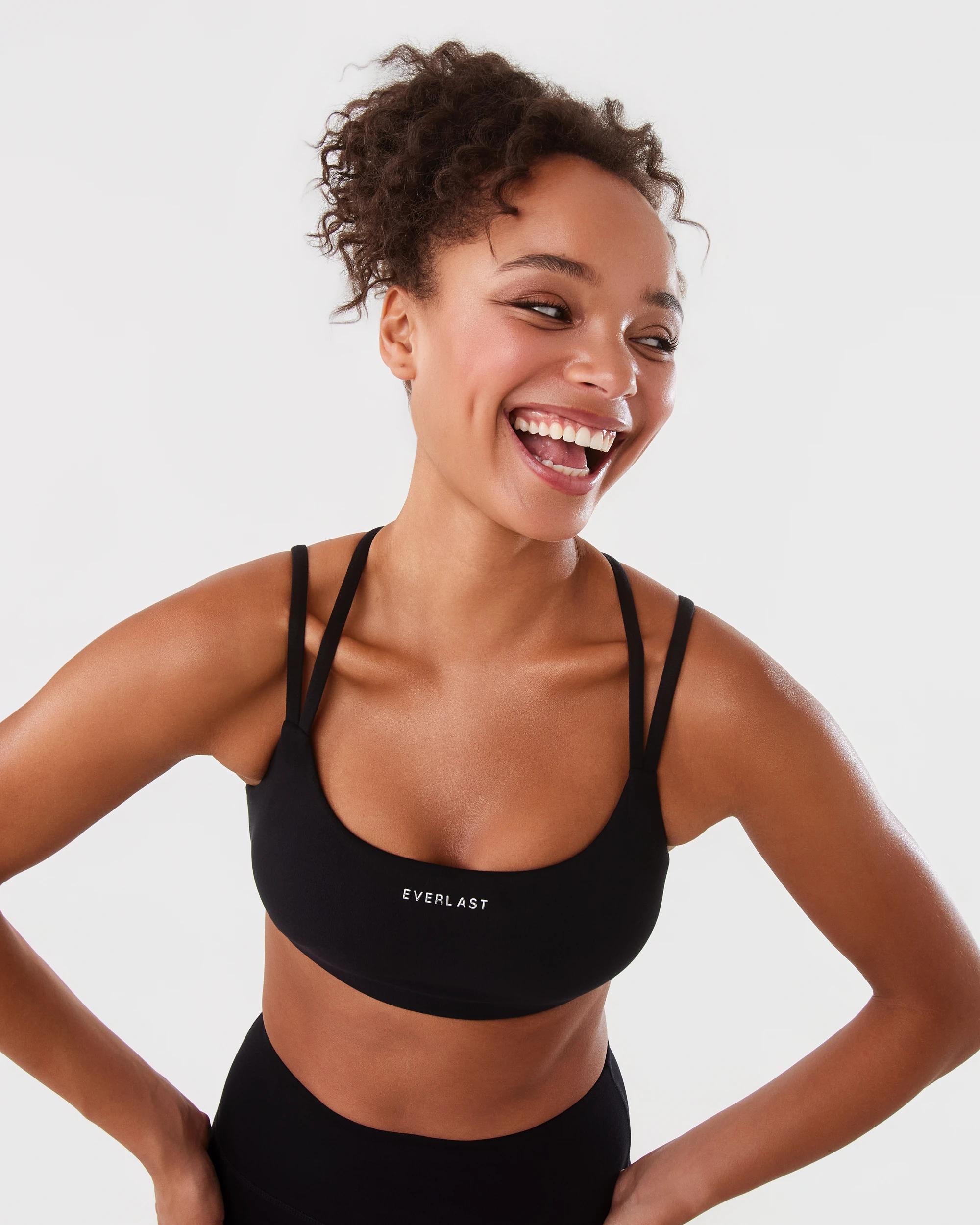 5 Everlast Womens Strappy Crop Top Black, 5 of 9