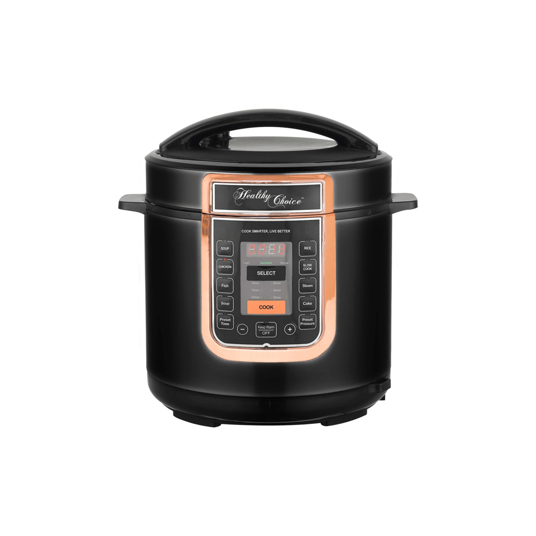 1 Healthy Choice 6l Electric Slow/pressure Cooker 1000w Digital/non Stick Pot Rgld
 - Natural, 1 of 3