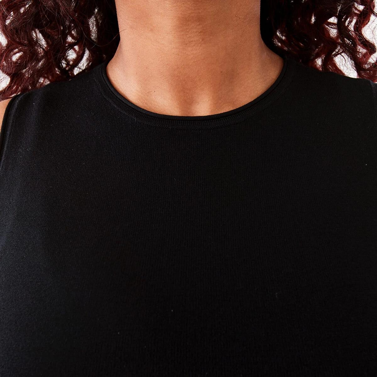 7 Sleeveless True Knit Tank Top Black, 7 of 8