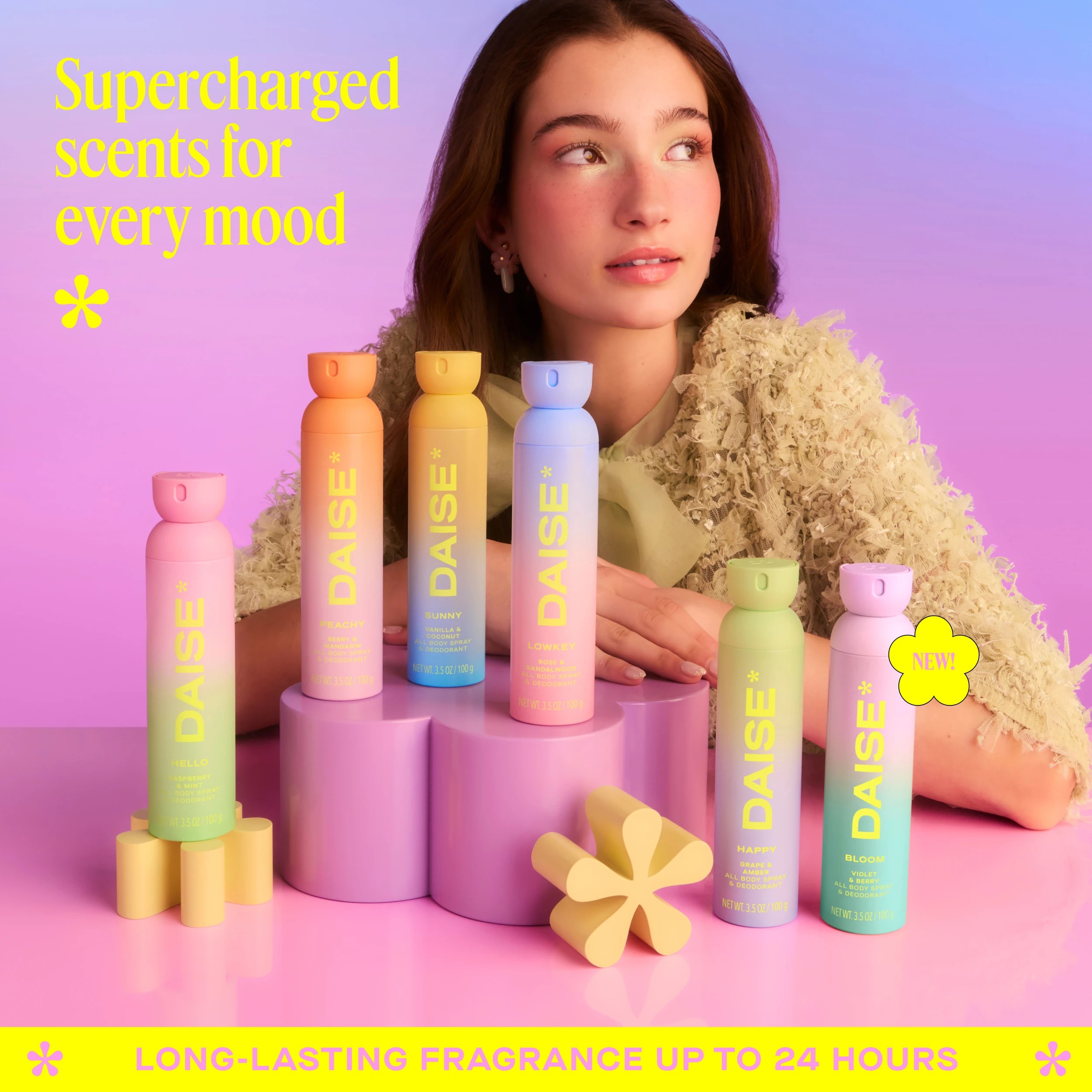 5 DAISE Bloom All Body Spray & Deodorant 120ml - Violet and Berry, 5 of 9