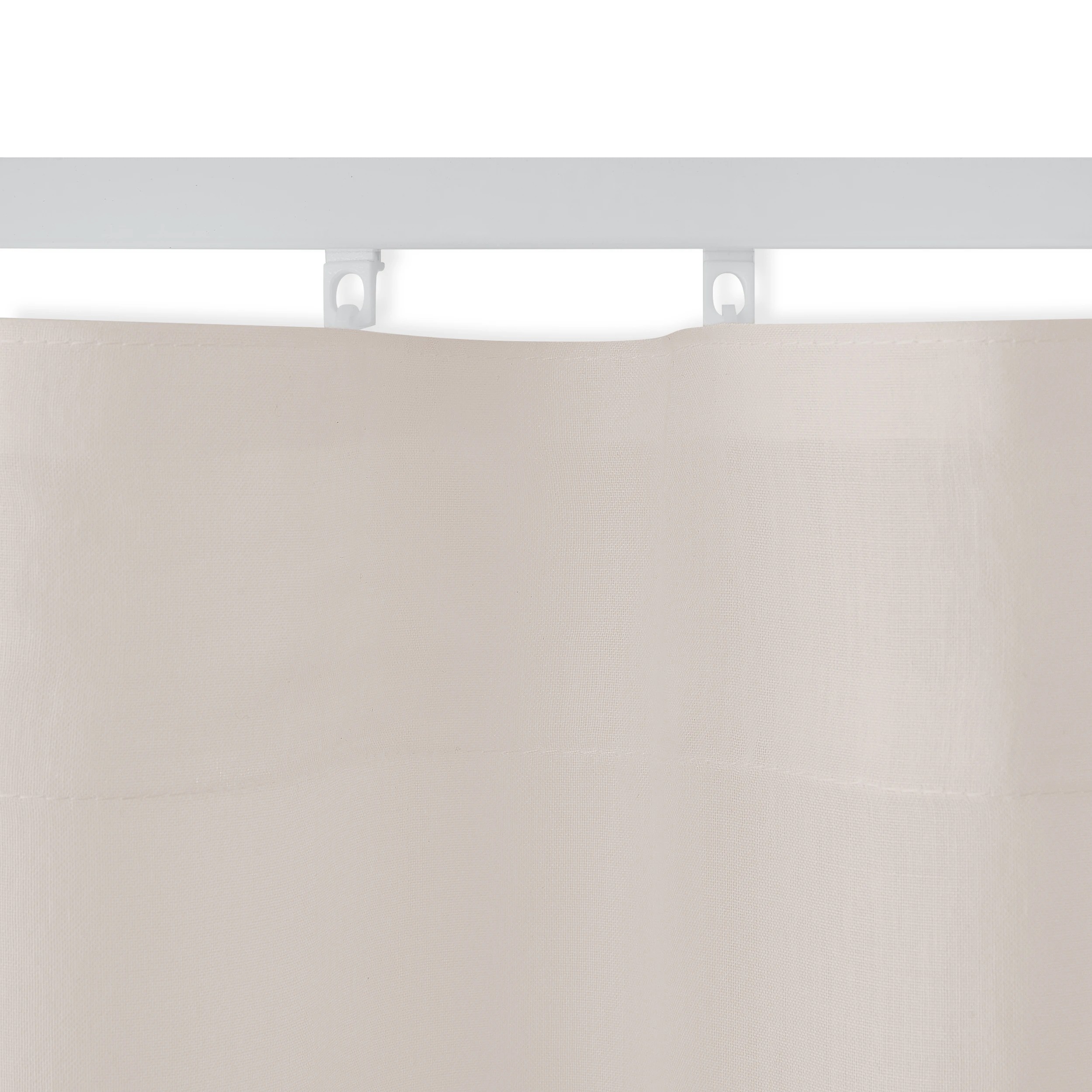 3 Sicily S-Fold Long & Wide Curtain - Natural - 485cm x 250cm, 3 of 5