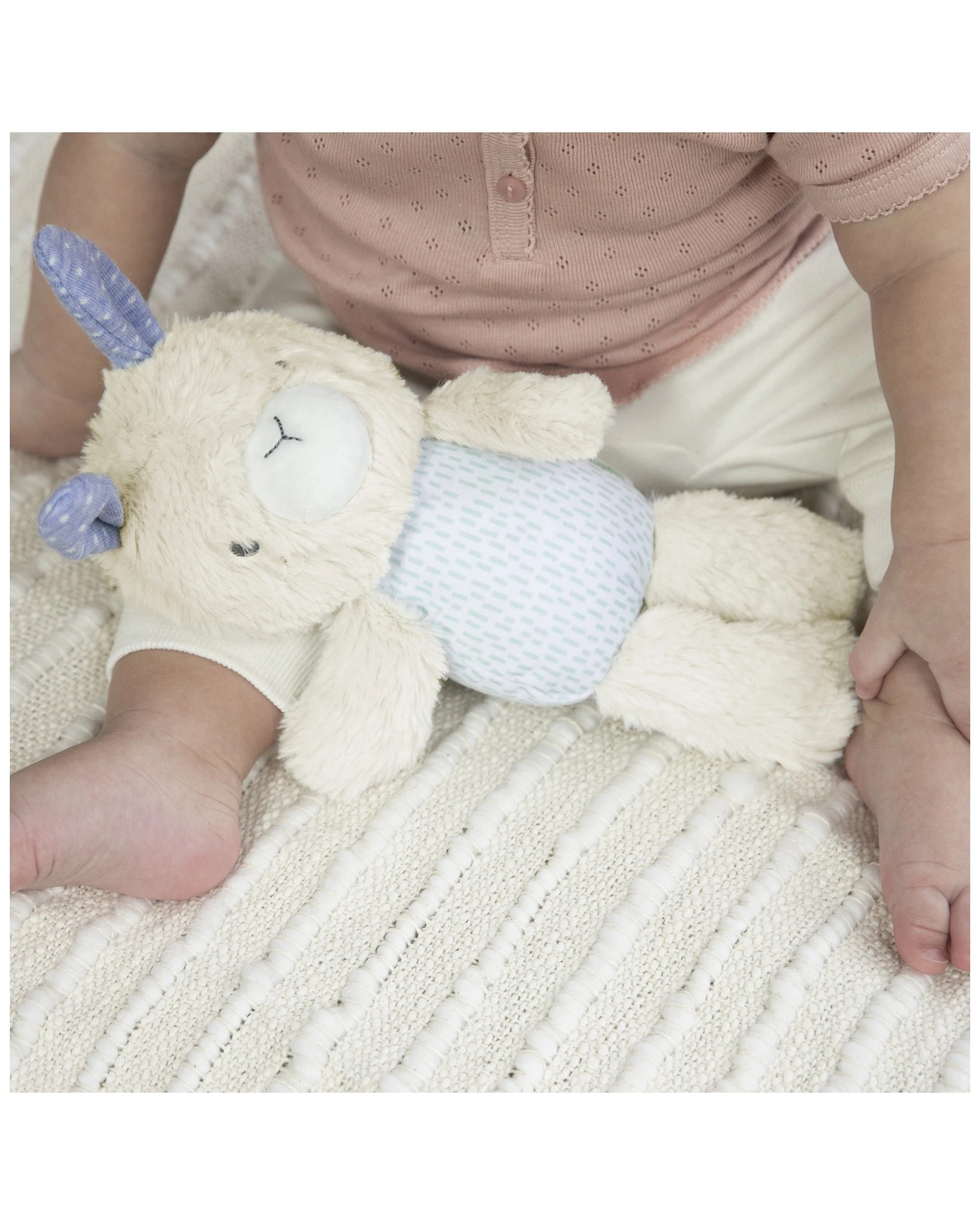 3 Ingenuity Sylvi Squeak Toy Baby Plush Sensory Bunny 0 Months And Up Easy To Hold - Multi, 3 of 7