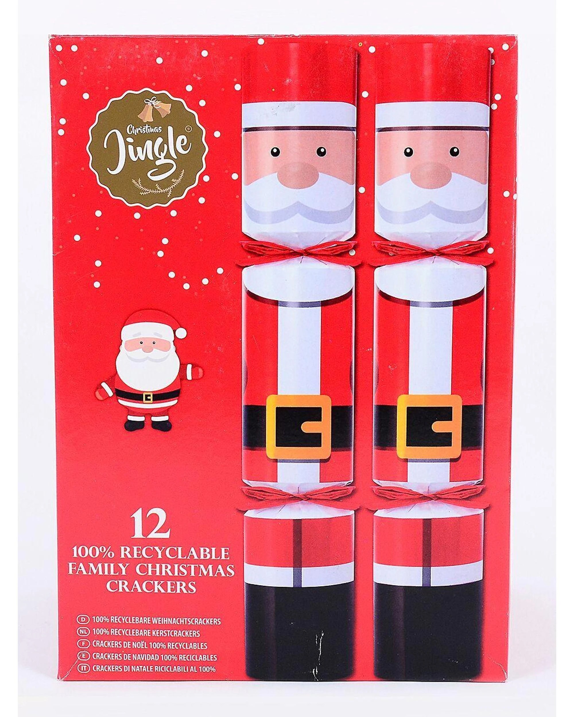 Christmas Warehouse 12x Recyclable Classic Santa Christmas Bon Bons ...