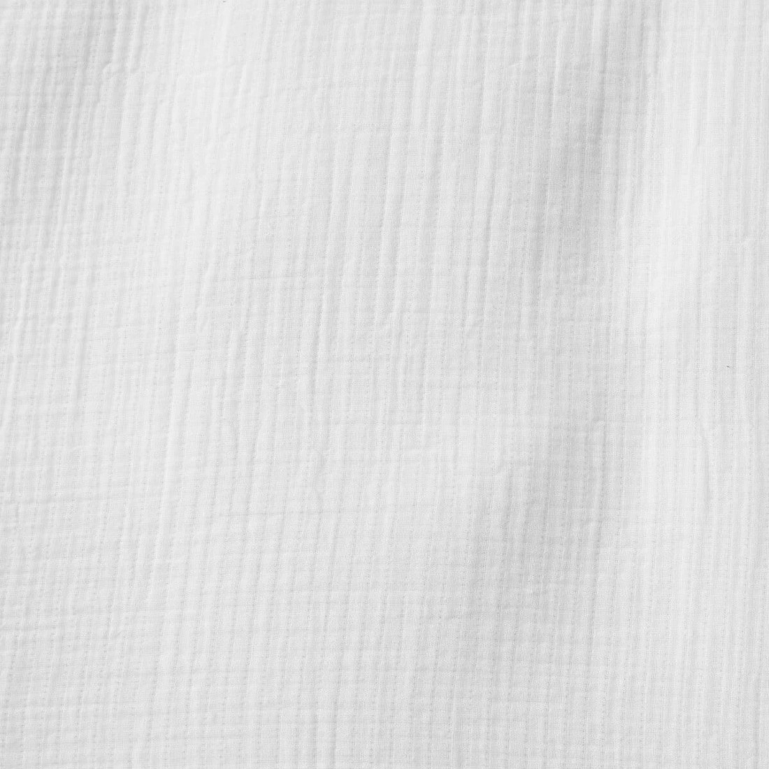 6 Muslin Cotton Quilt Cover Set - Double Bed, White, 6 of 6